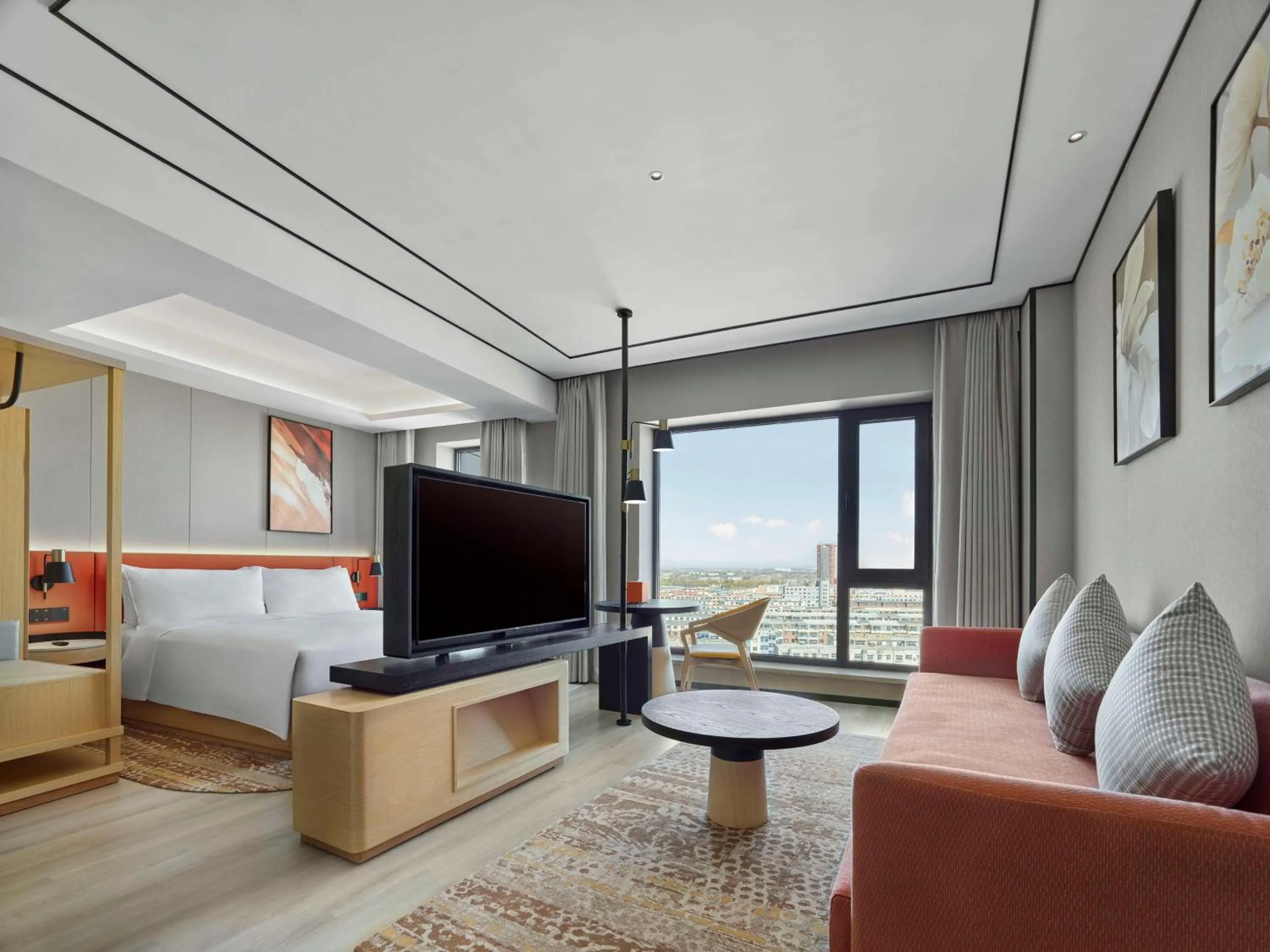 Living room in Hilton Garden Inn Anshan Haicheng