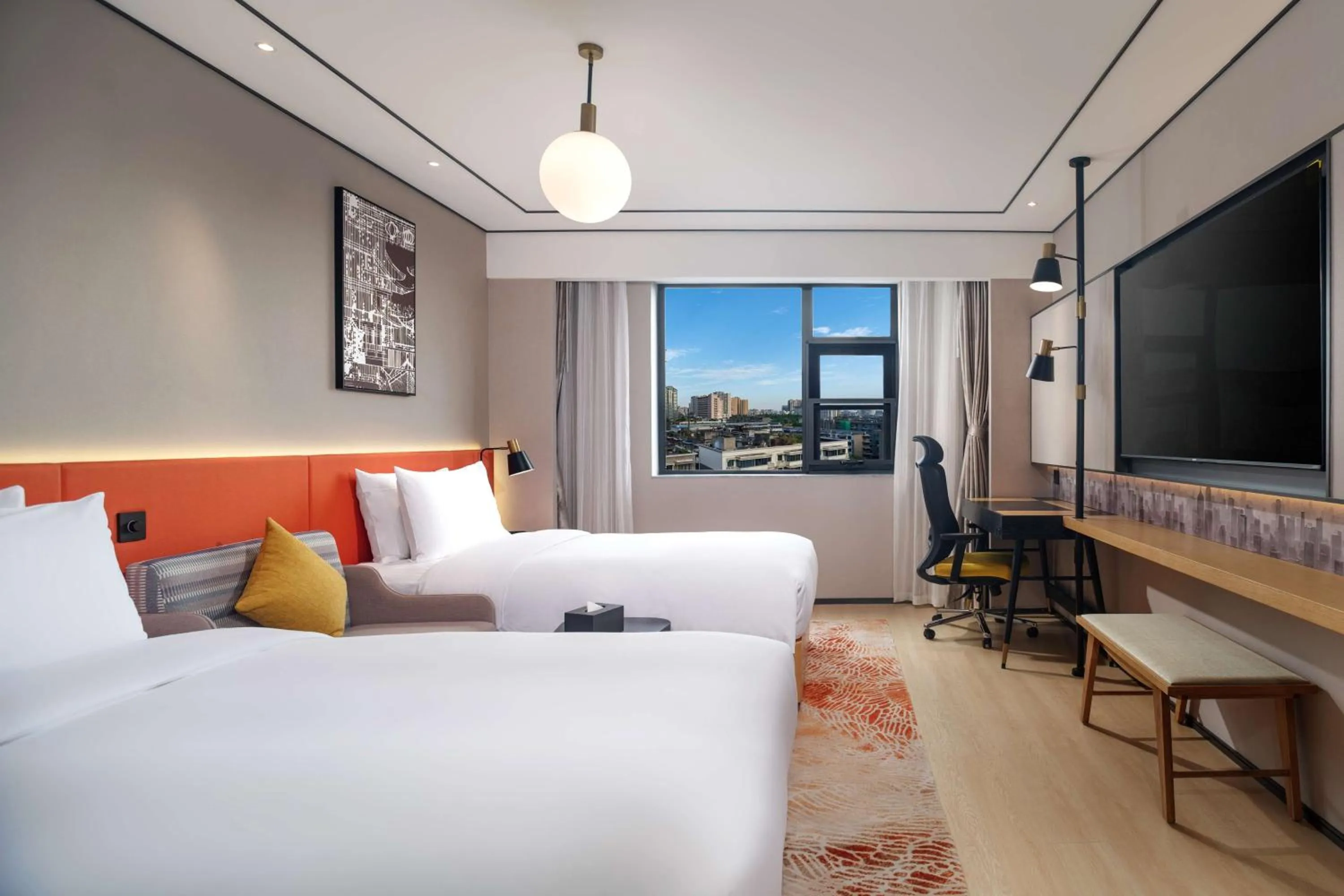 Bedroom in Hilton Garden Inn Chengdu Kuanzhai Alley