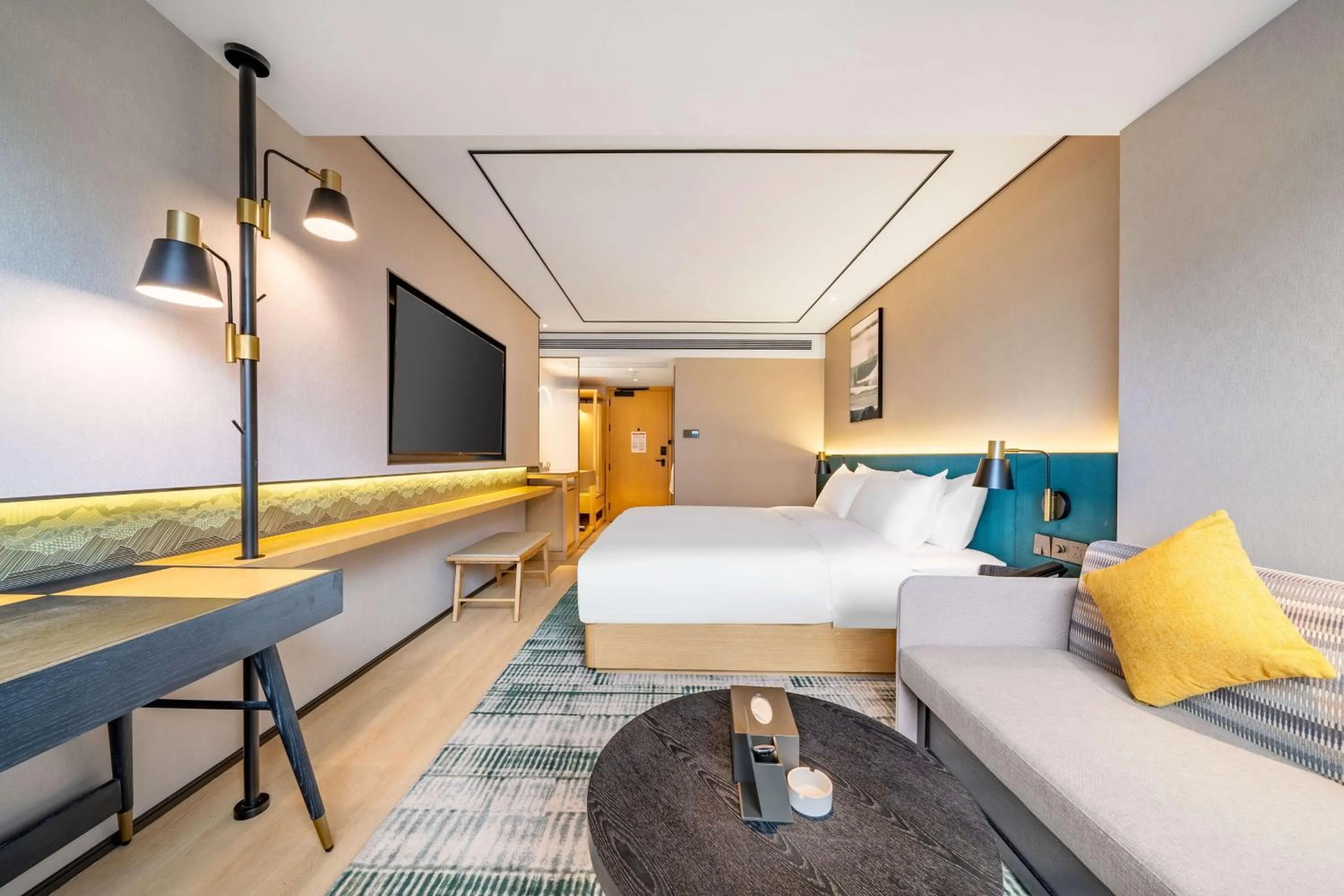 Bedroom, Bed in Hilton Garden Inn Chengdu Kuanzhai Alley