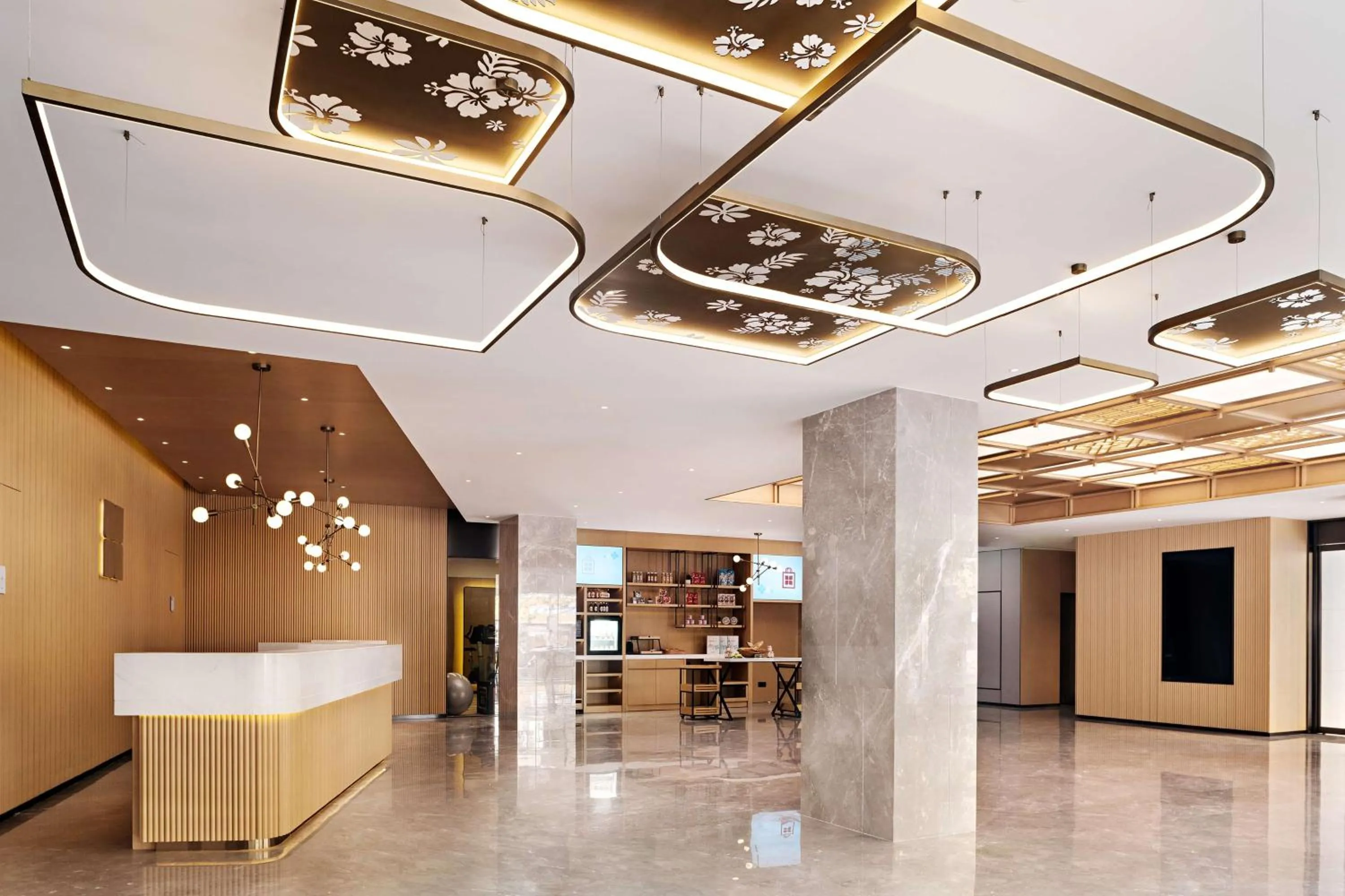 Lobby or reception in Hilton Garden Inn Chengdu Kuanzhai Alley