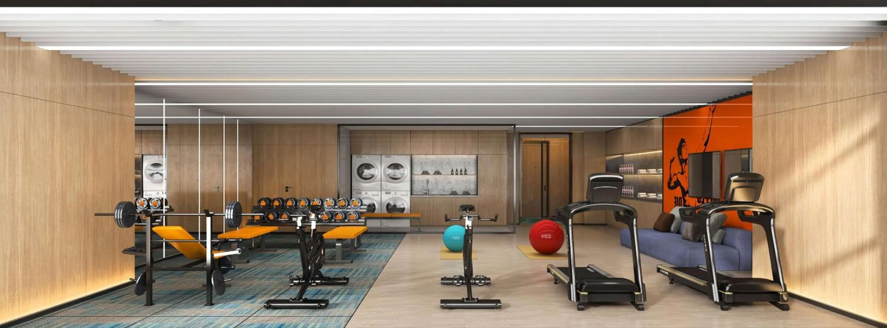 Fitness centre/facilities in Hilton Garden Inn Chenzhou Beihu