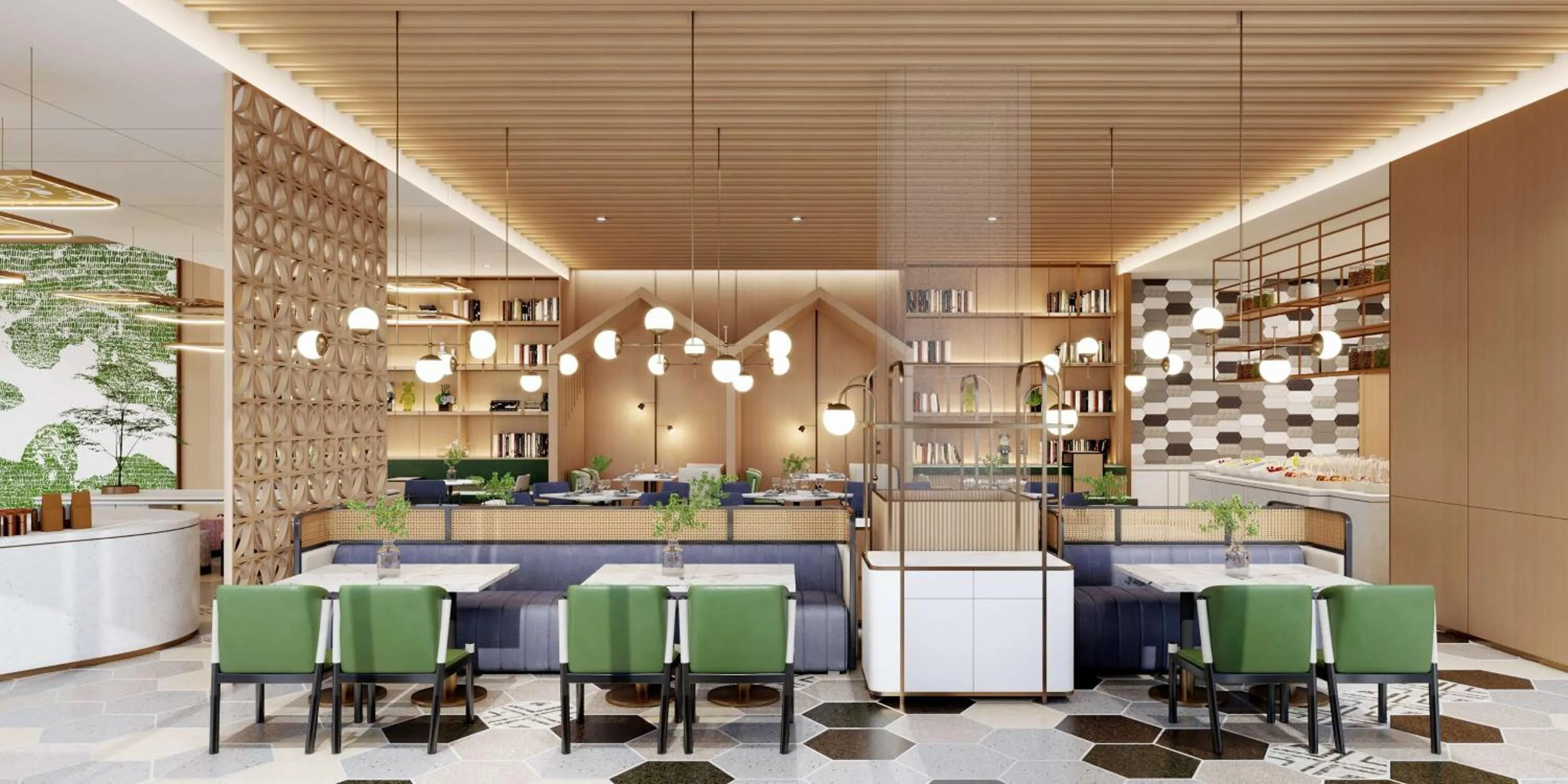 Dining area in Hilton Garden Inn Chenzhou Beihu