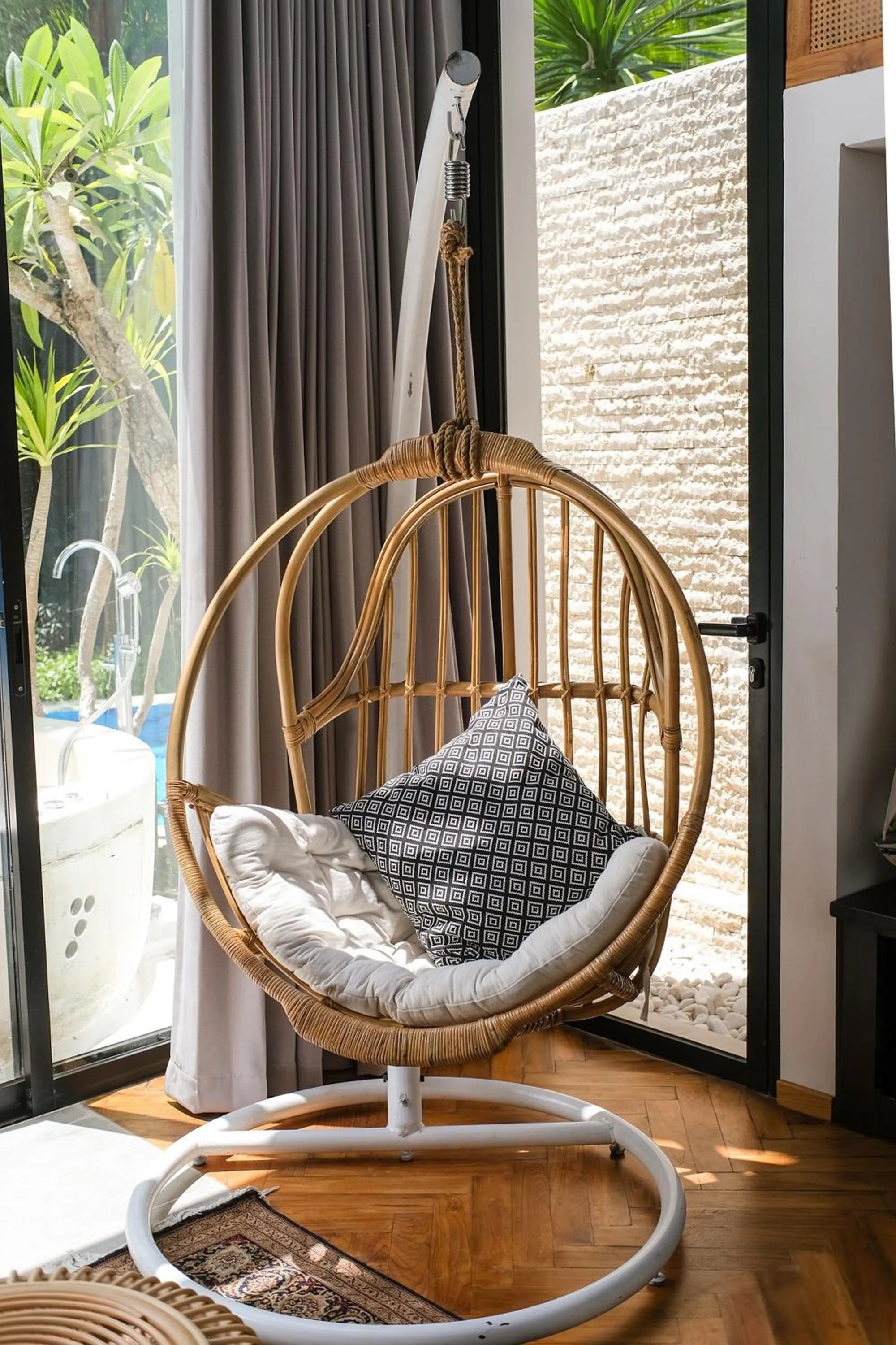 Seating area in Inara Villa