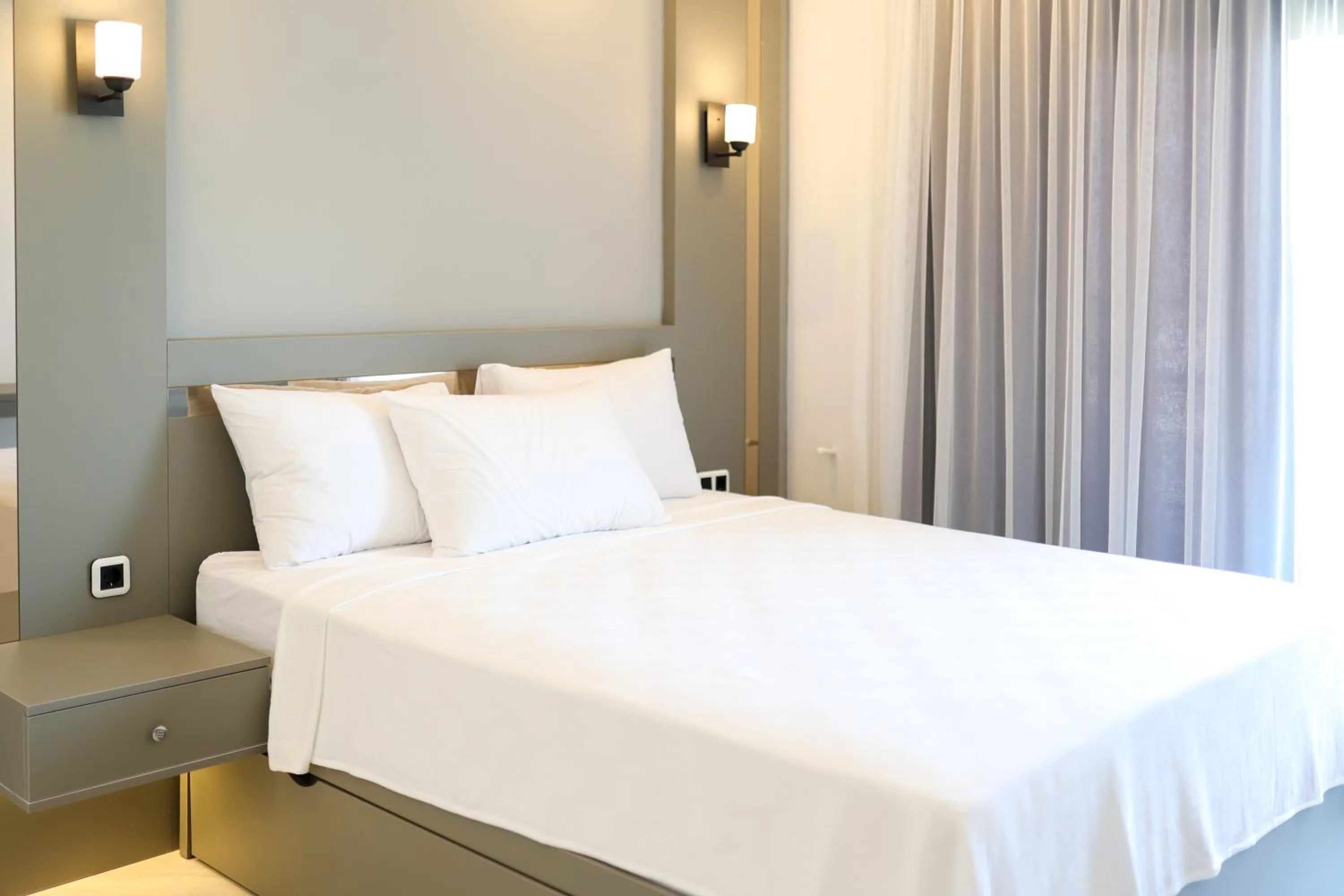 Bed in Akdeniz Yaşam Otel