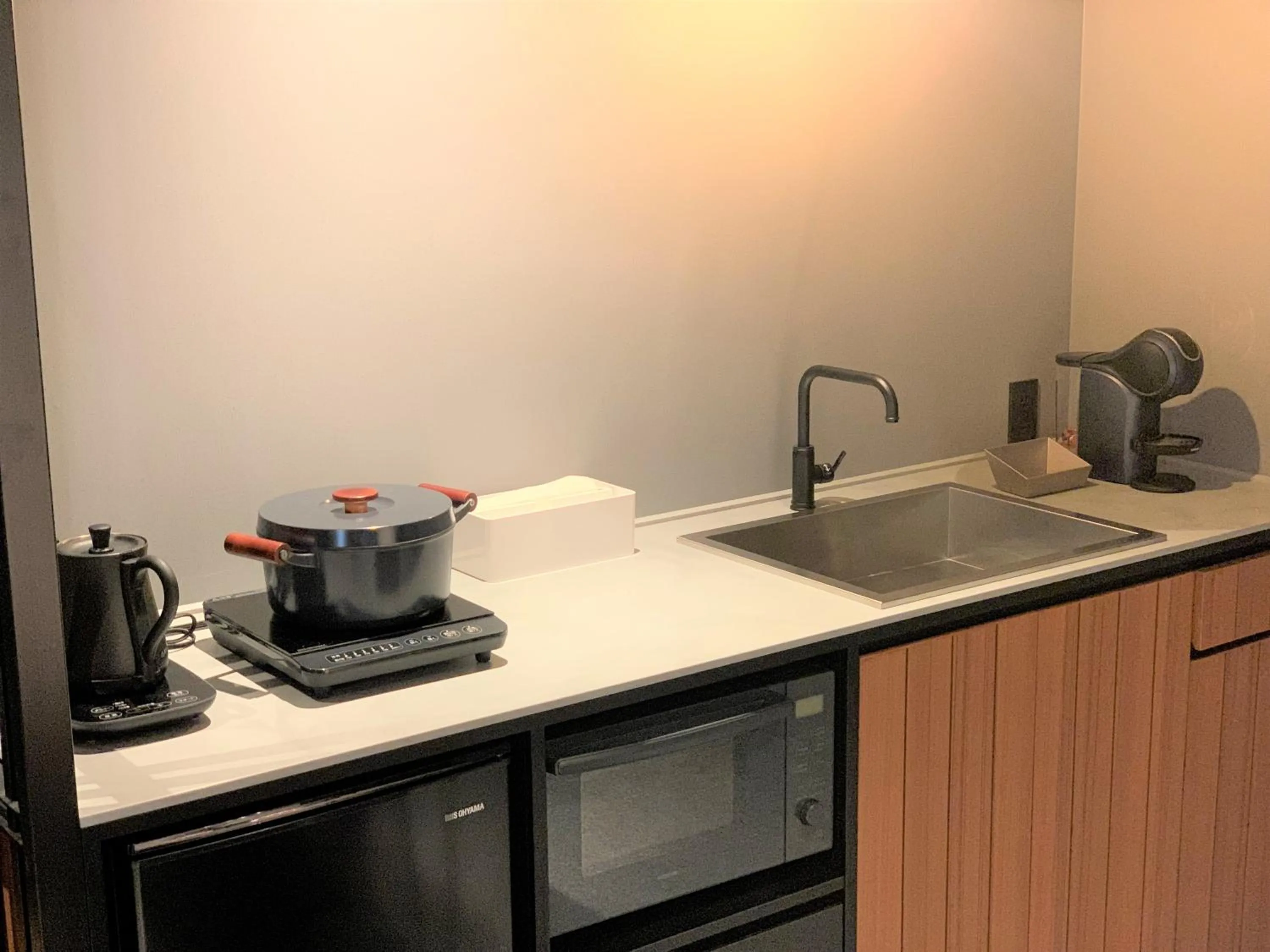 Kitchen or kitchenette in Hotel Keihan Namba Grande