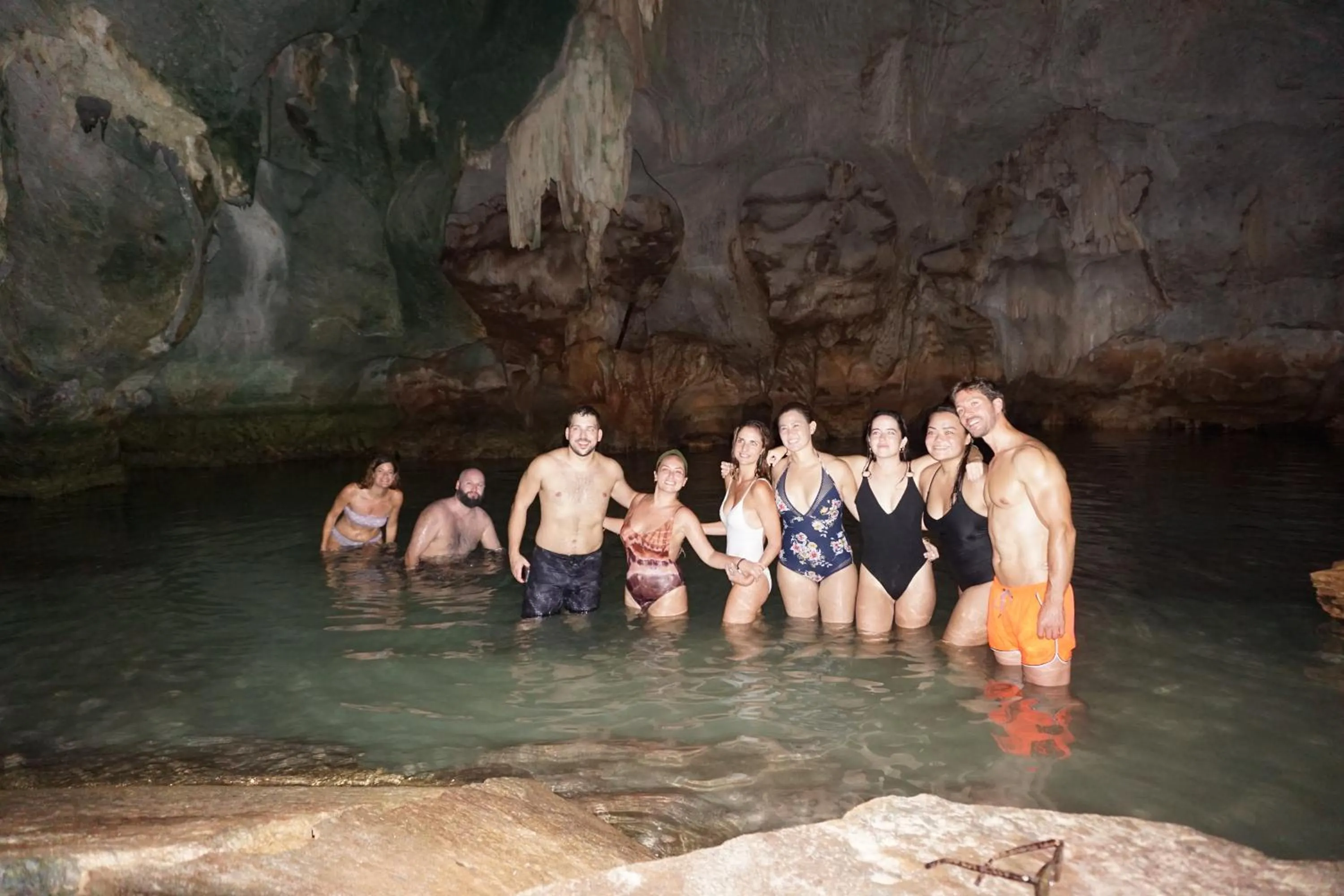 group of guests in Josefina's Tourist Inn
