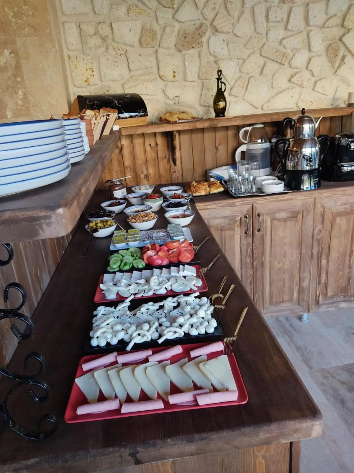 Buffet breakfast in FARMER CAVE HOUSE