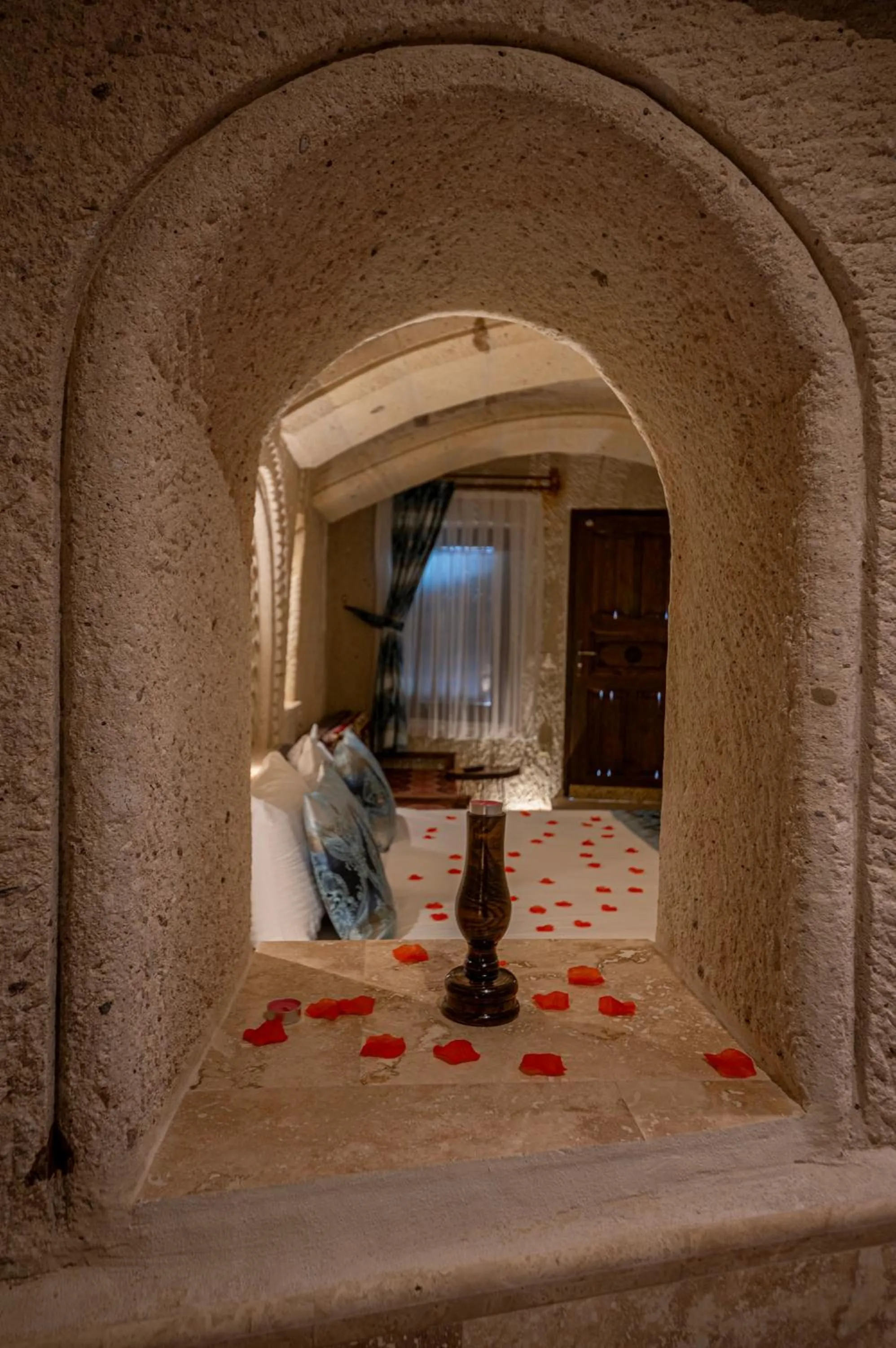 Bedroom, Bed in FARMER CAVE HOUSE