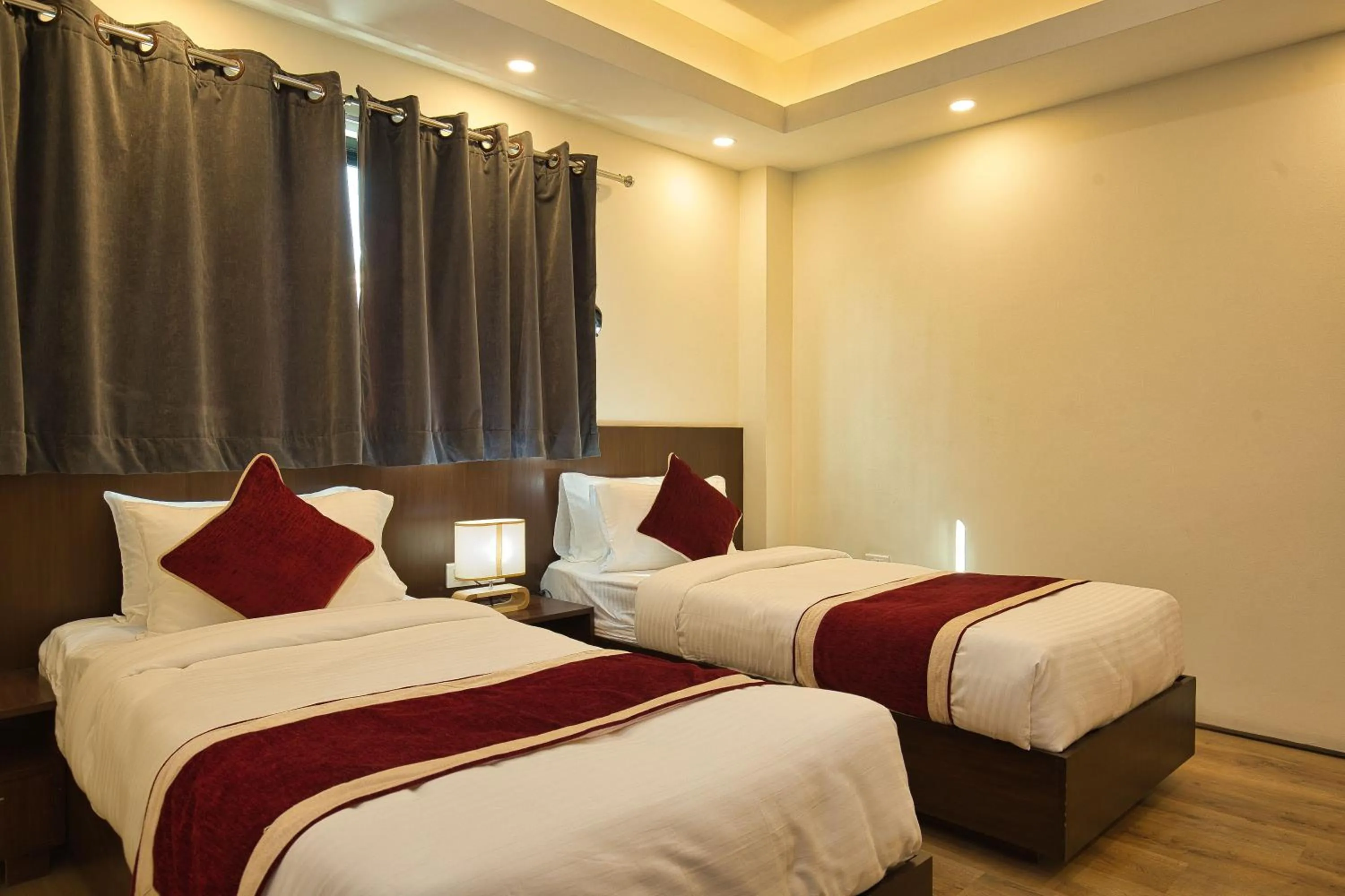 Bed in Hotel Grand View