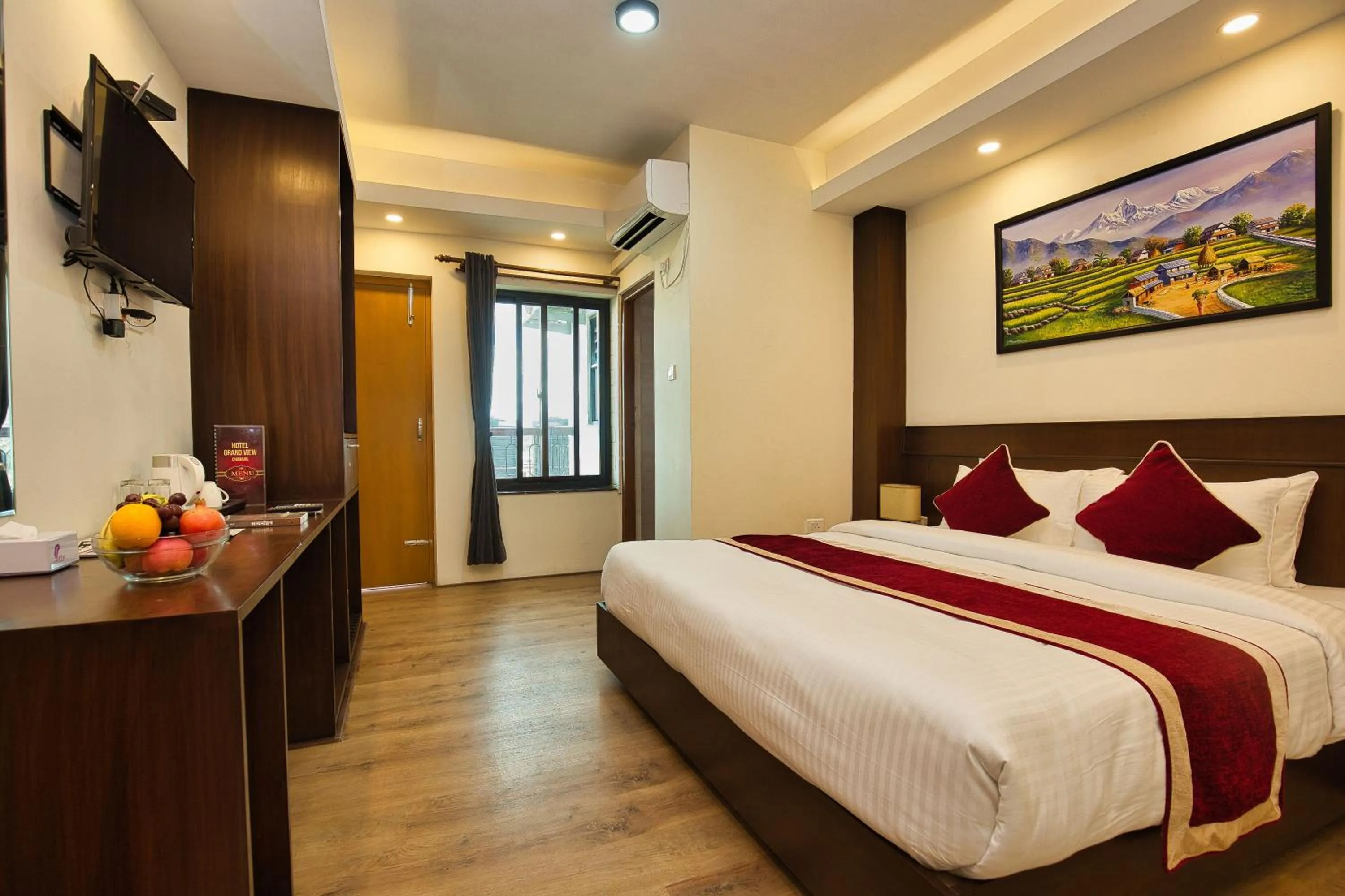 Bed in Hotel Grand View