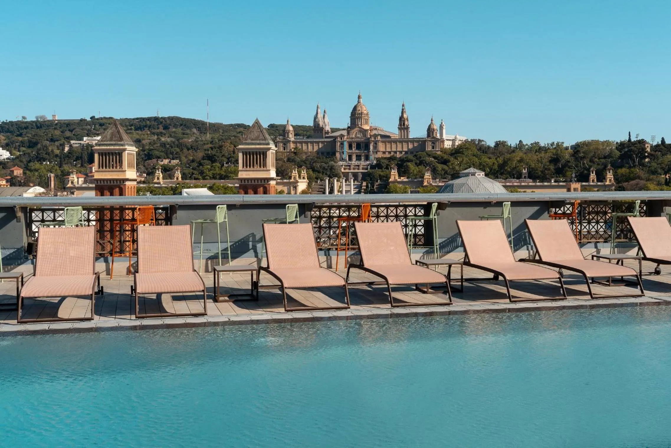 Pool view in Catalonia Barcelona Plaza