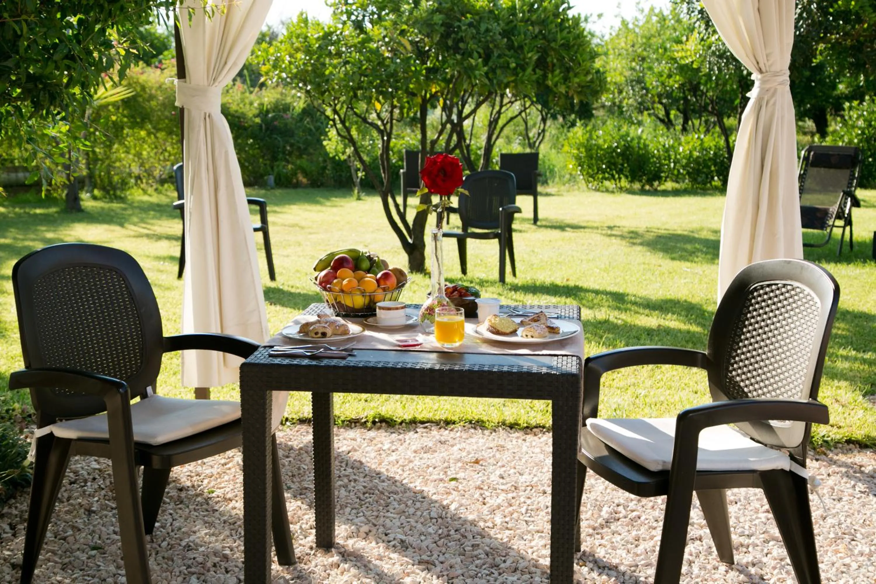 Garden in B&B Villa Valentina