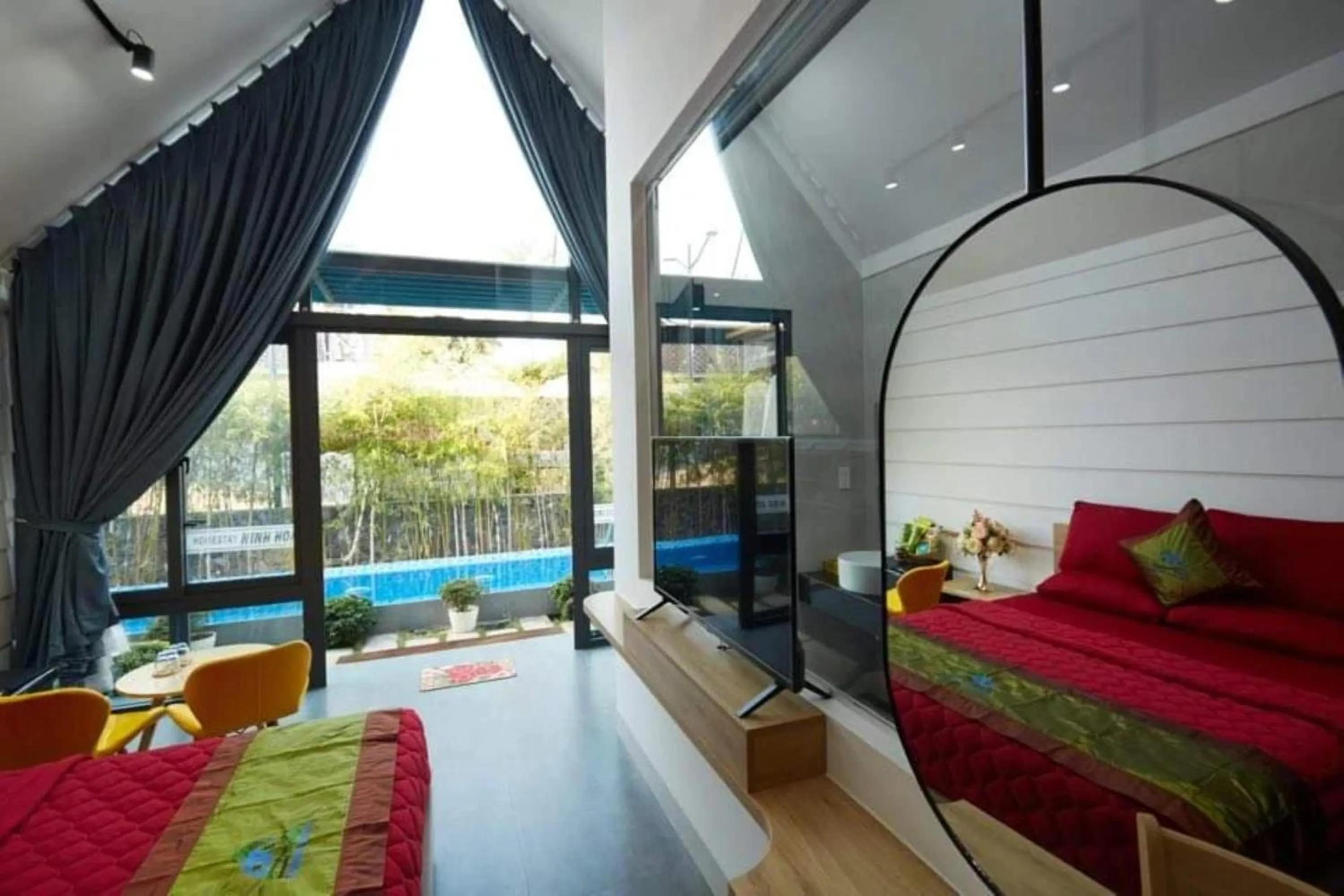 Photo of the whole room, Bed in Ninh Hoa Garden