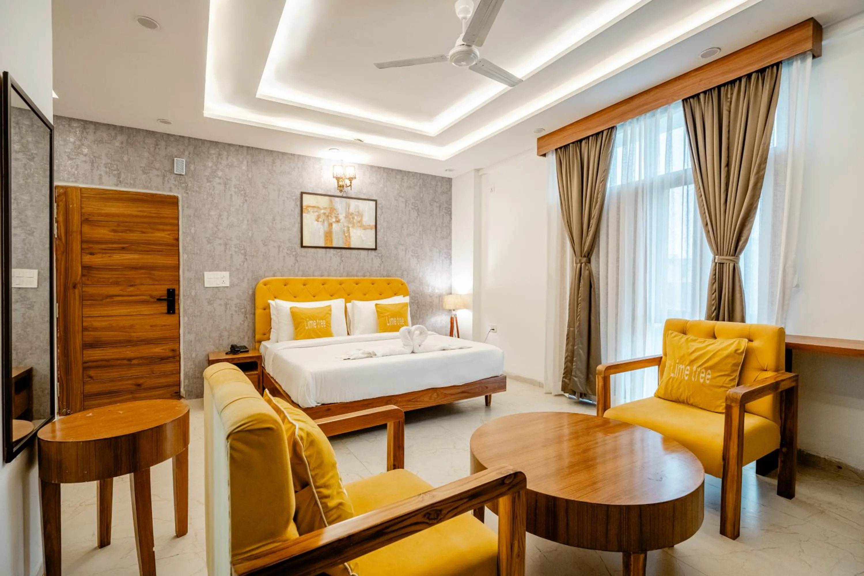 Bed in Lime Tree Hotels and Banquet Greater Noida