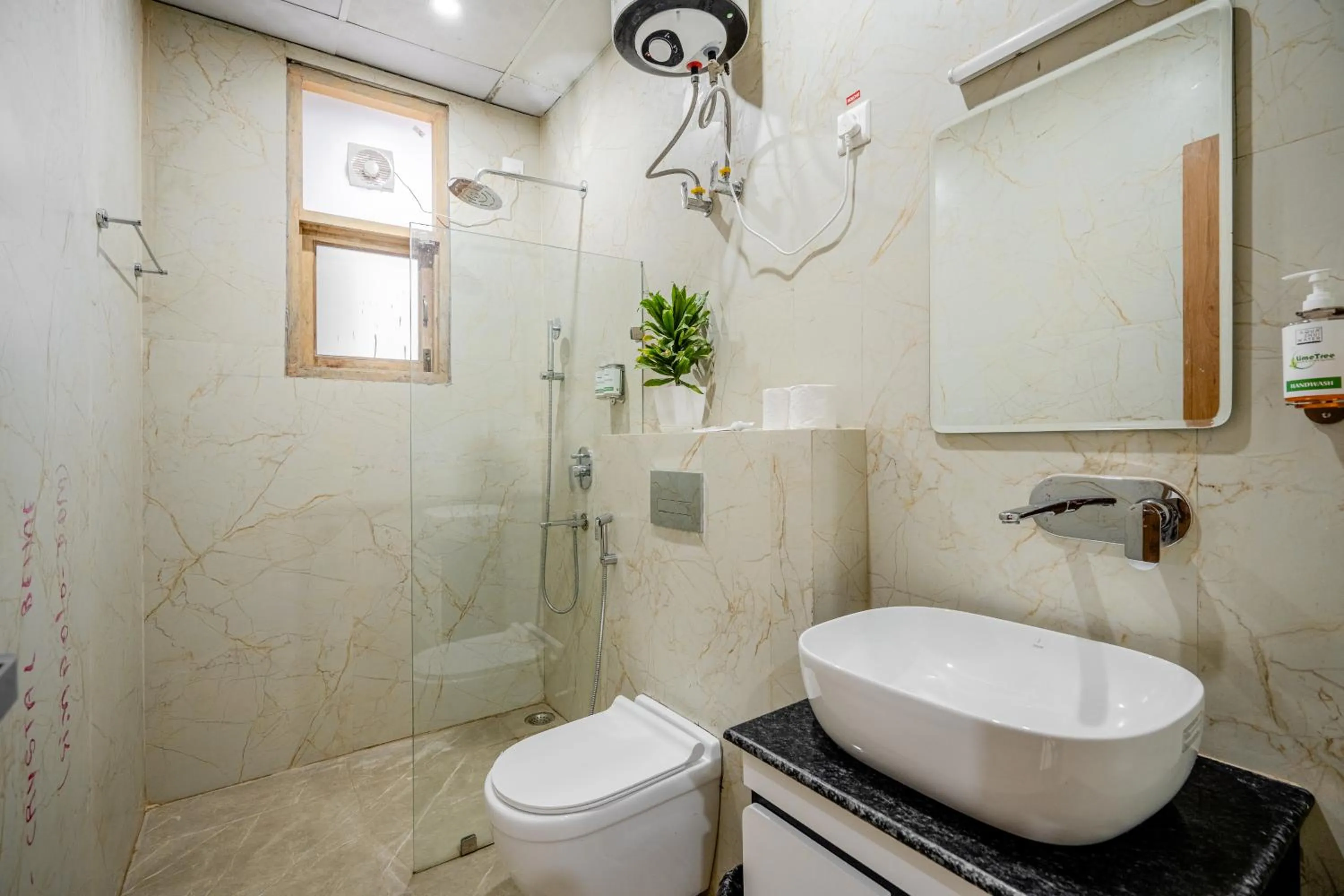 Bathroom in Lime Tree Hotels and Banquet Greater Noida