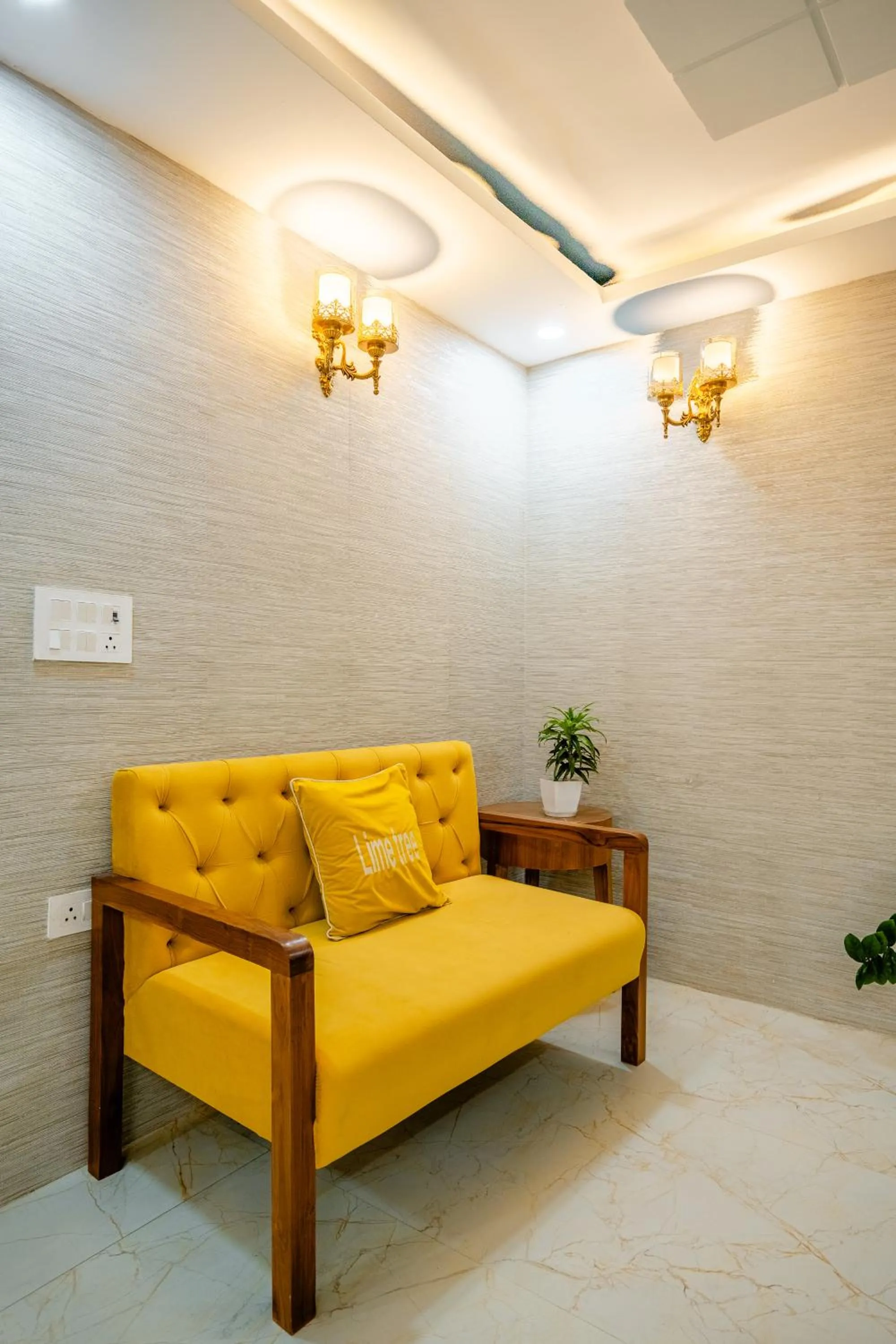 Seating area in Lime Tree Hotels and Banquet Greater Noida
