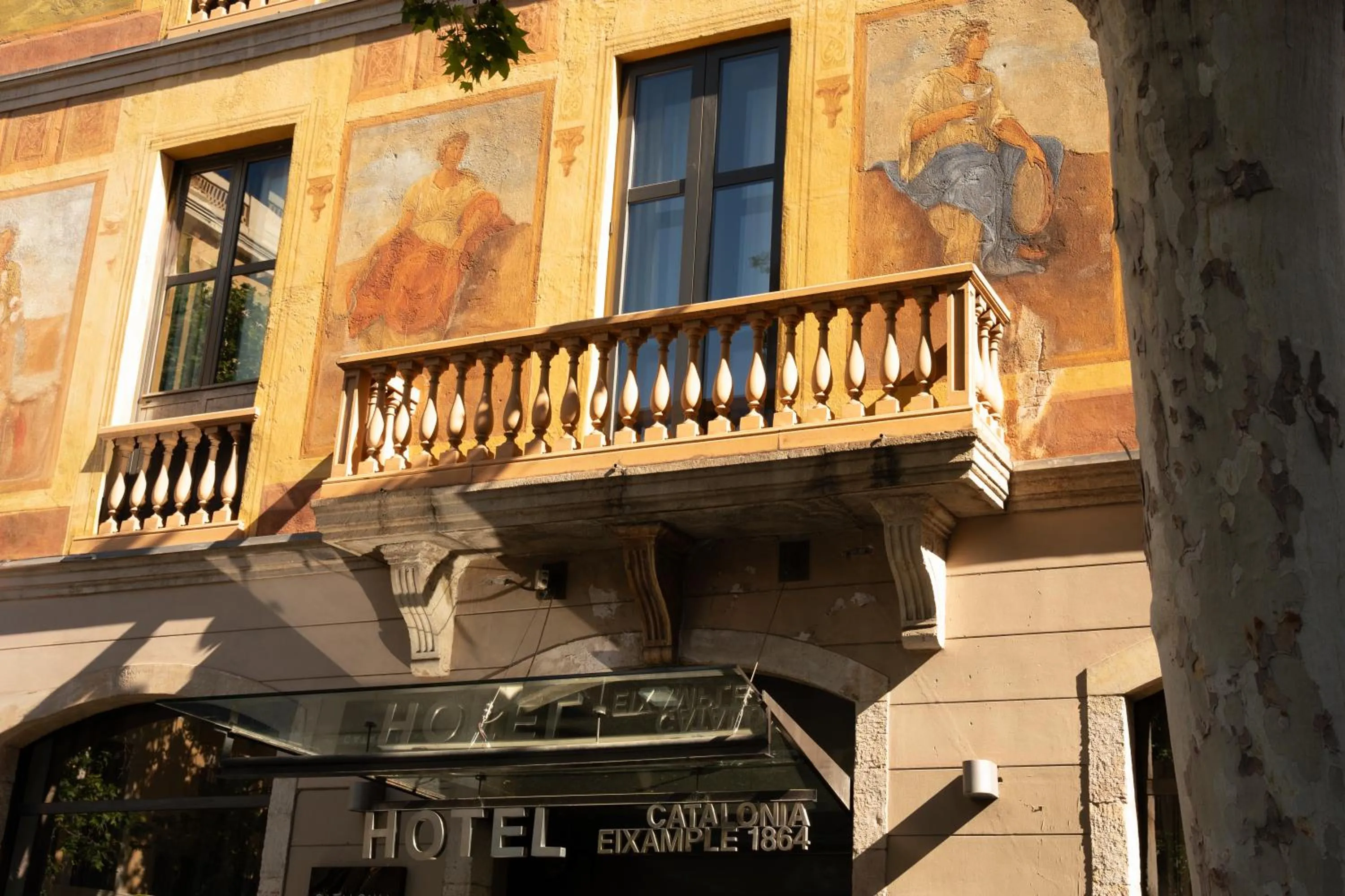 Property building in Catalonia Eixample 1864