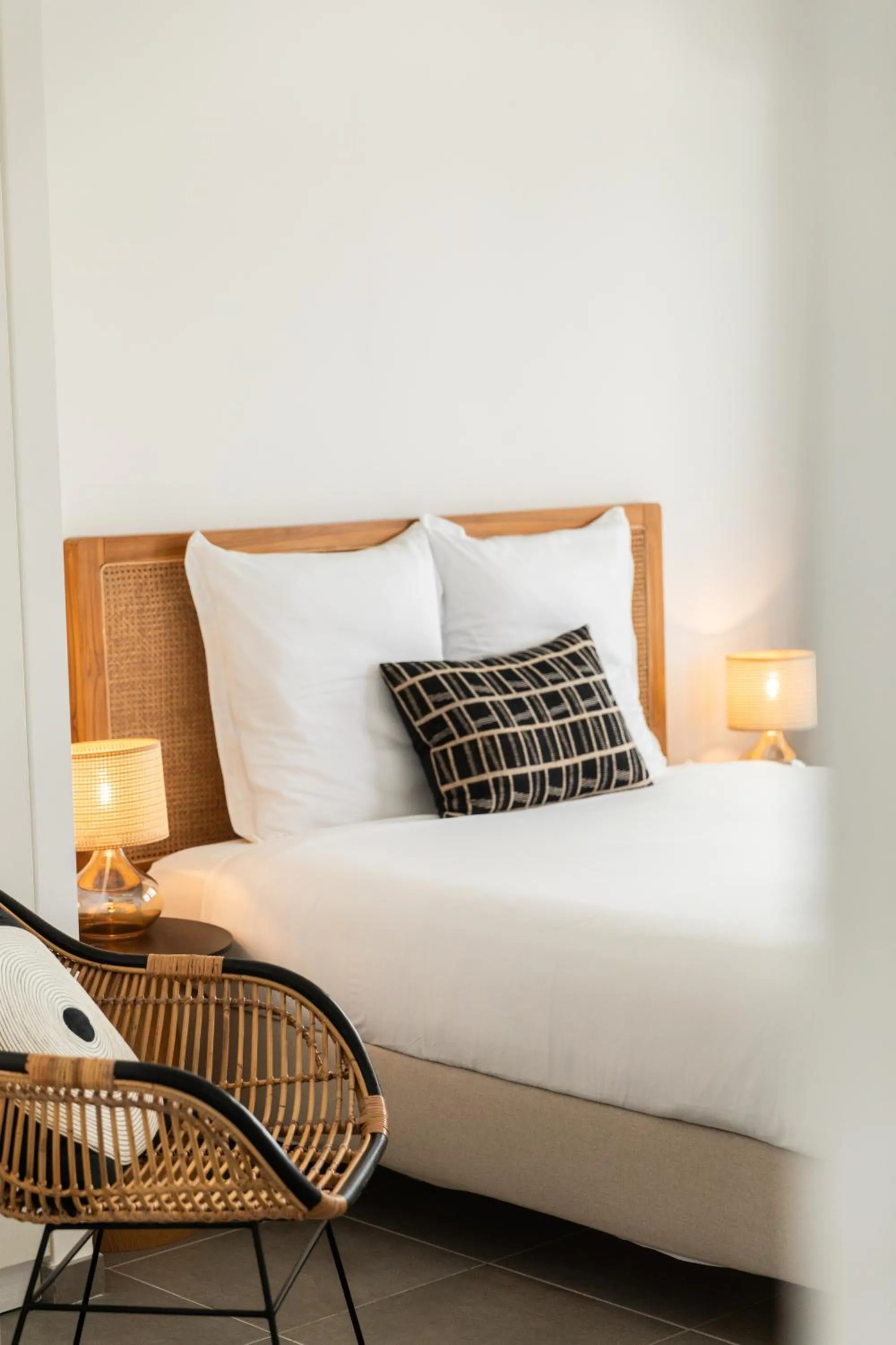 Bed in Le Domaine de l'Anse Mitan