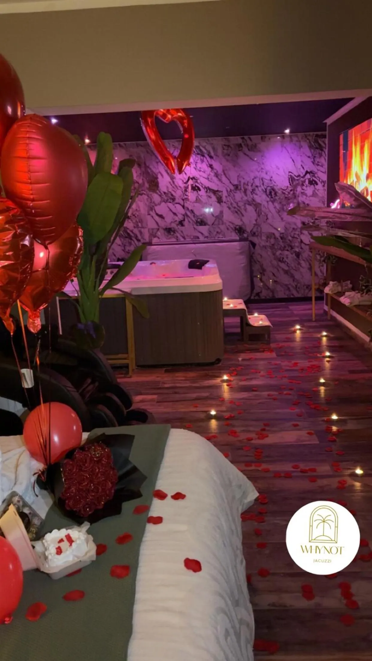 Bed in Why Not Jacuzzi