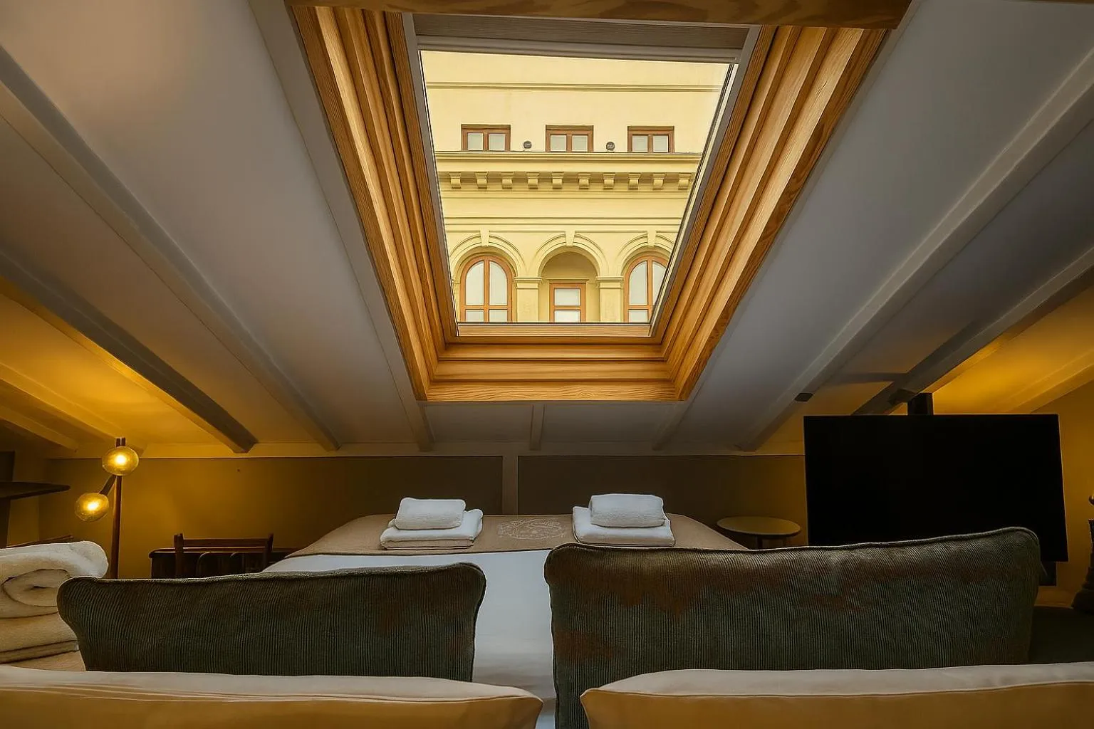 Bed in Aleksandr Pera Hotel