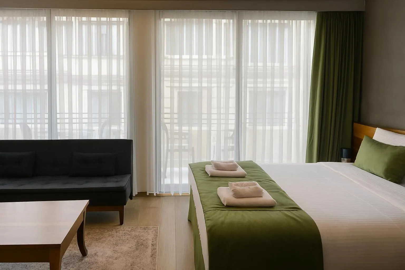 Bed in Aleksandr Pera Hotel