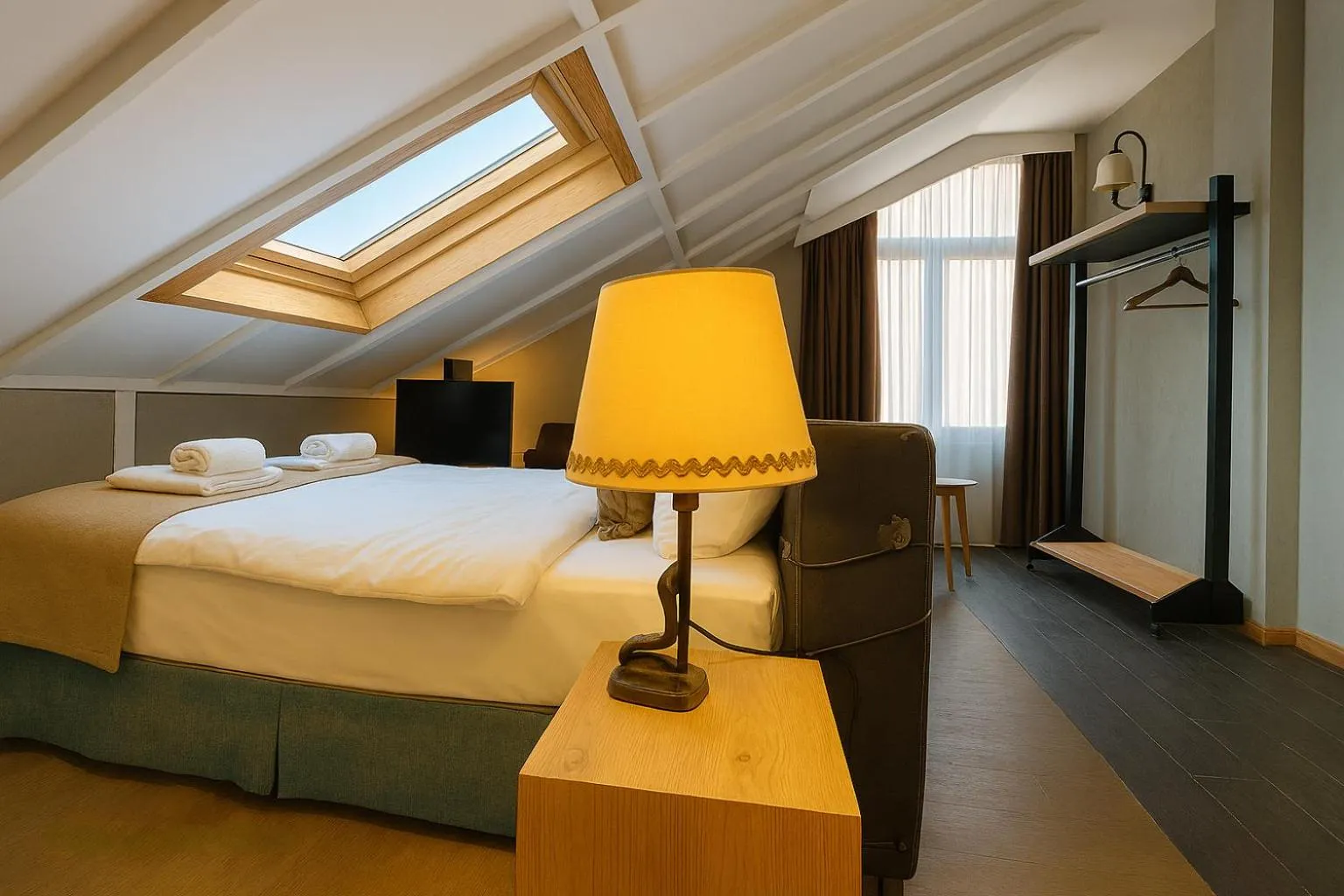 Bed in Aleksandr Pera Hotel