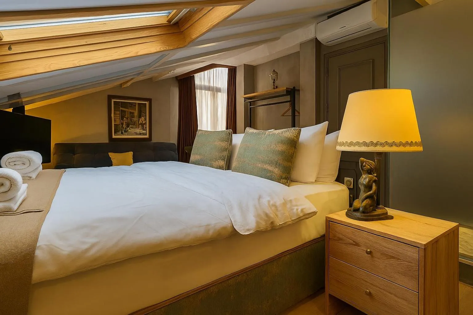 Bed in Aleksandr Pera Hotel