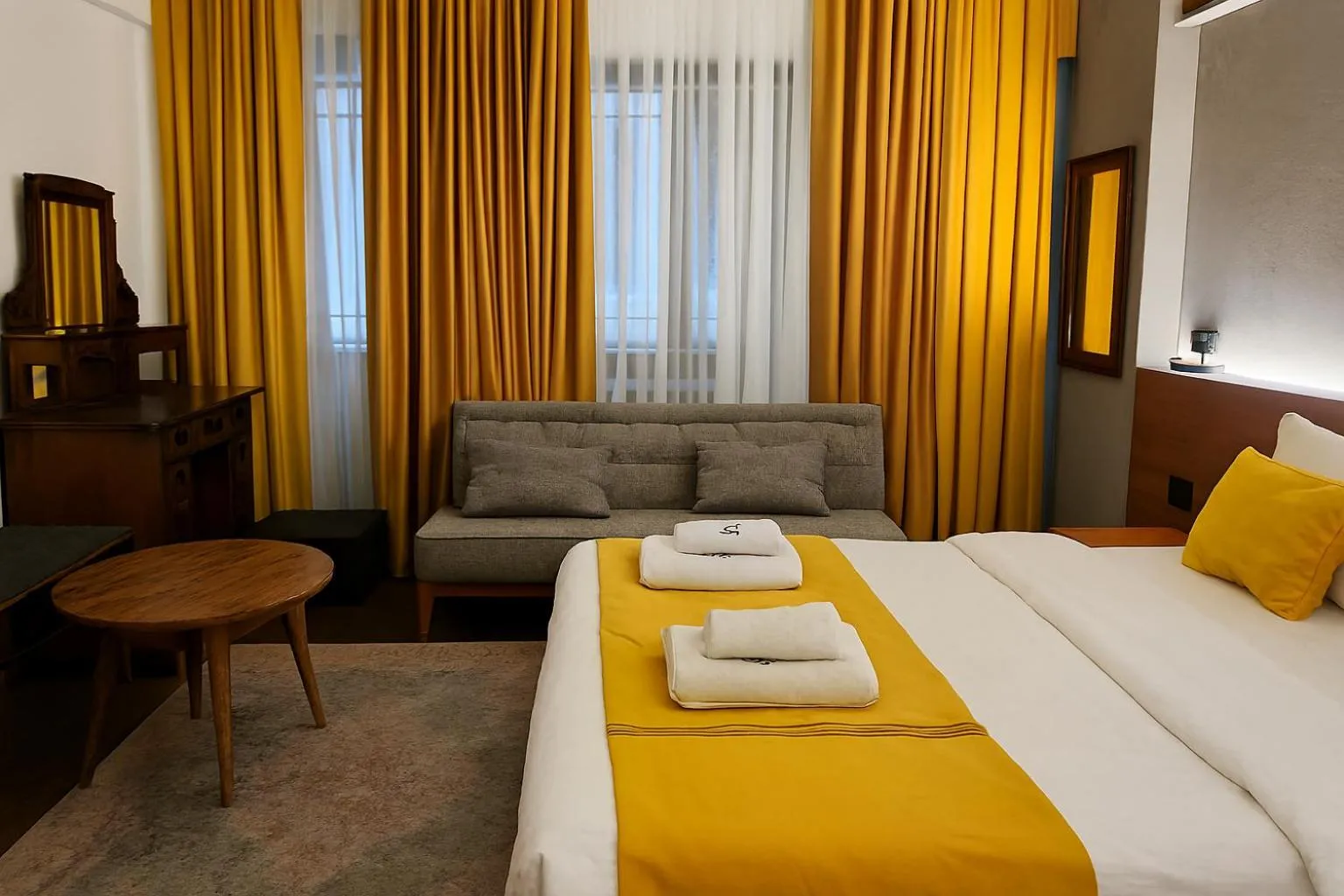 Bed in Aleksandr Pera Hotel