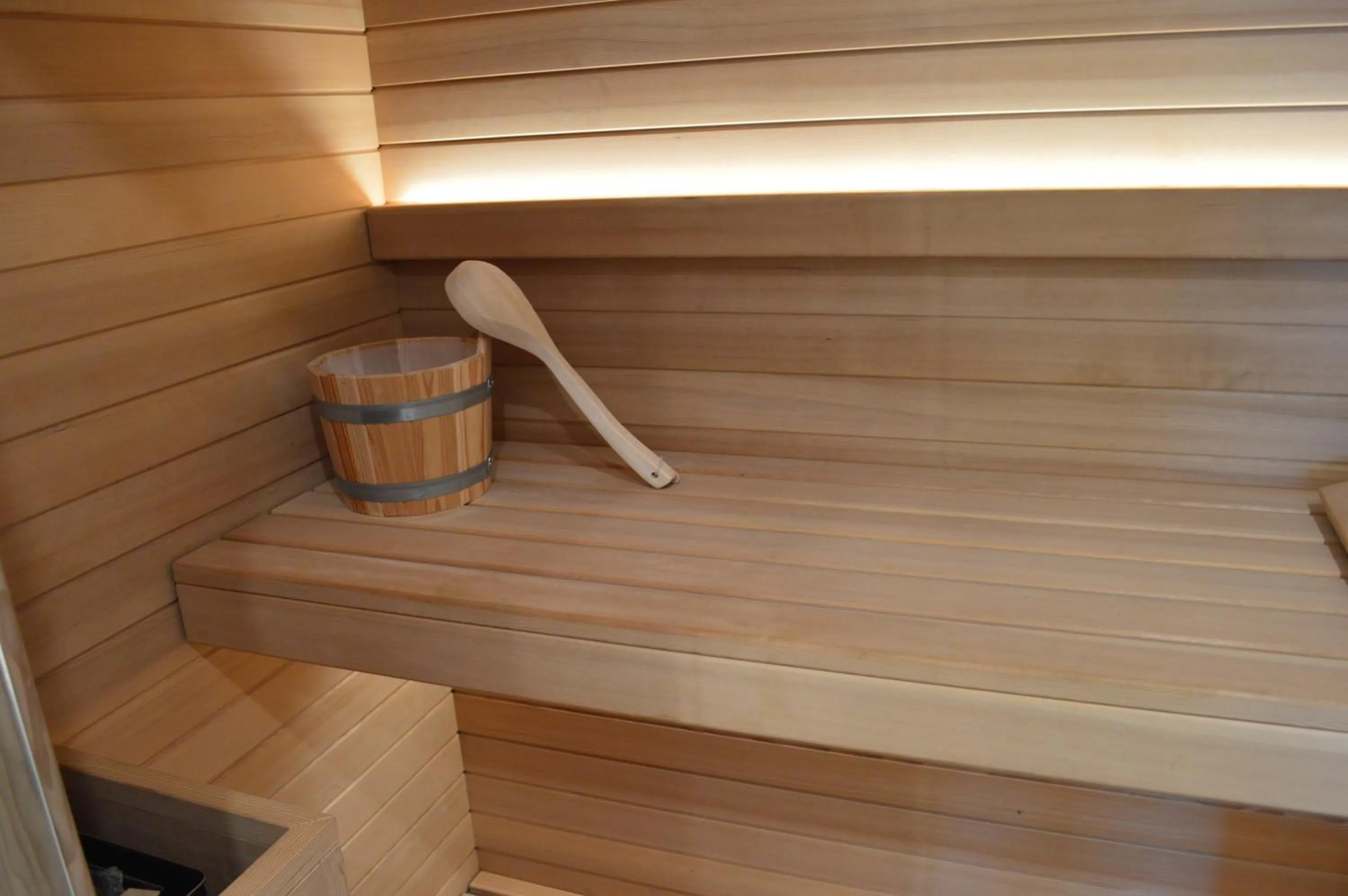 Sauna in TANIT ROOMS & SPA