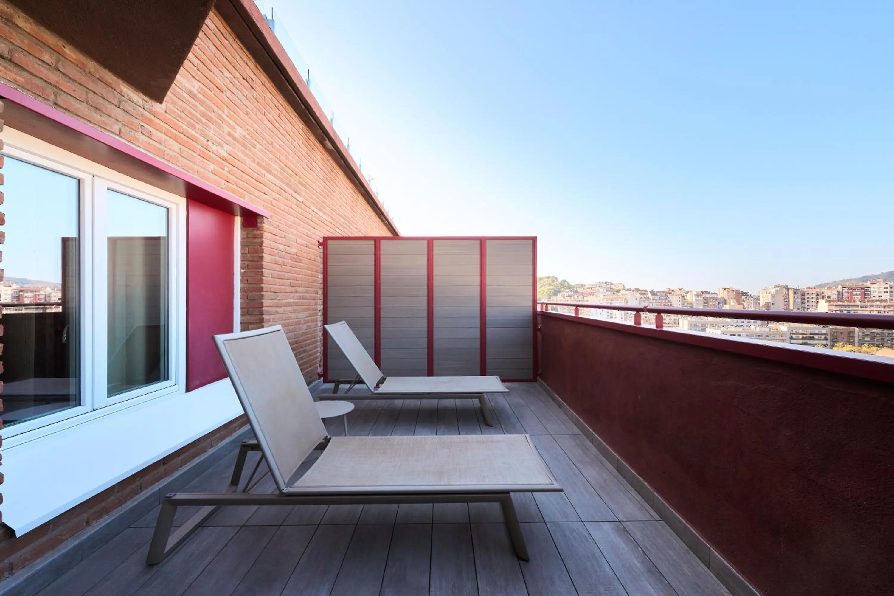 Premium Double Room with Terrace in Catalonia Park Güell