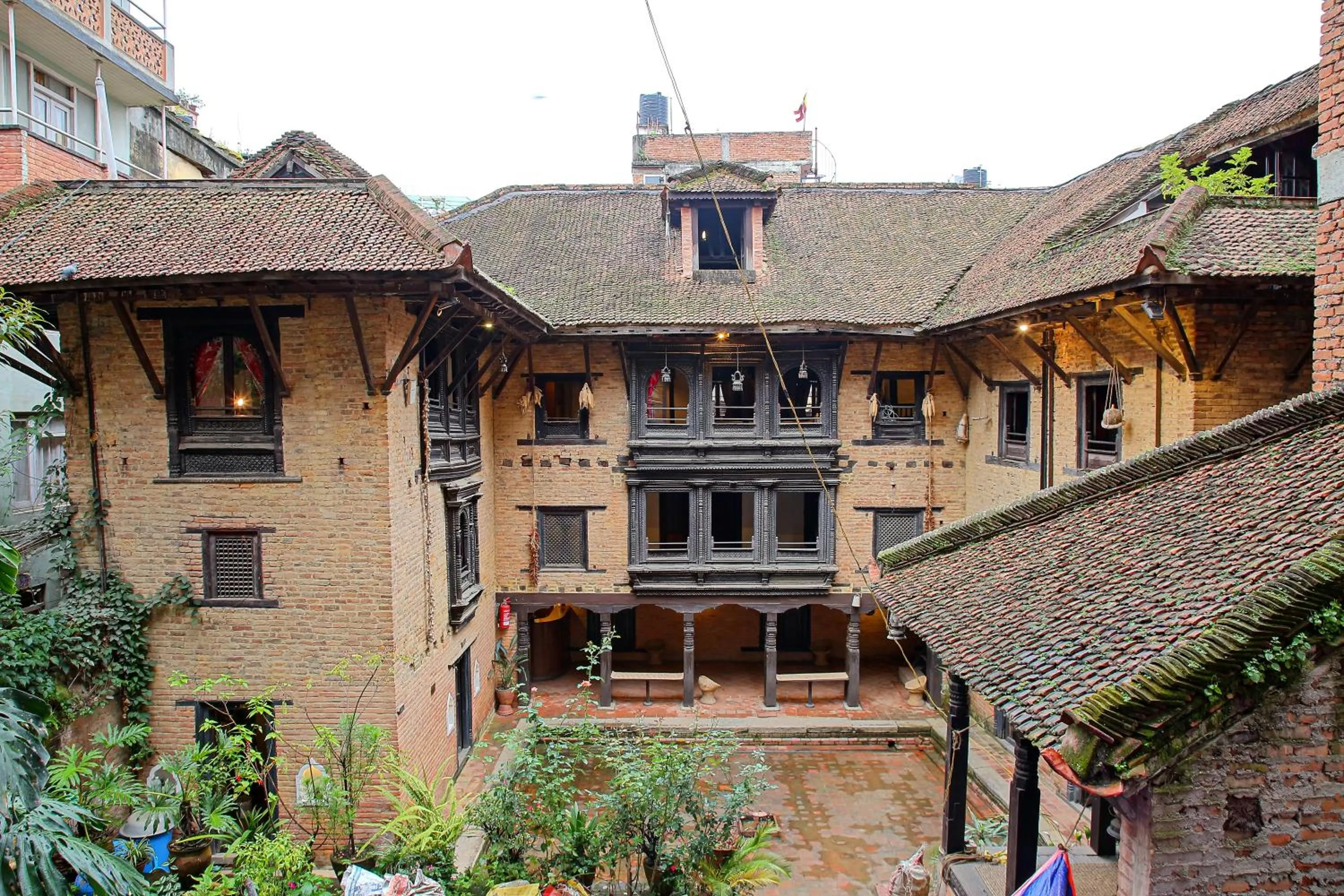 Property building in Newa Chen Historic House UNESCO