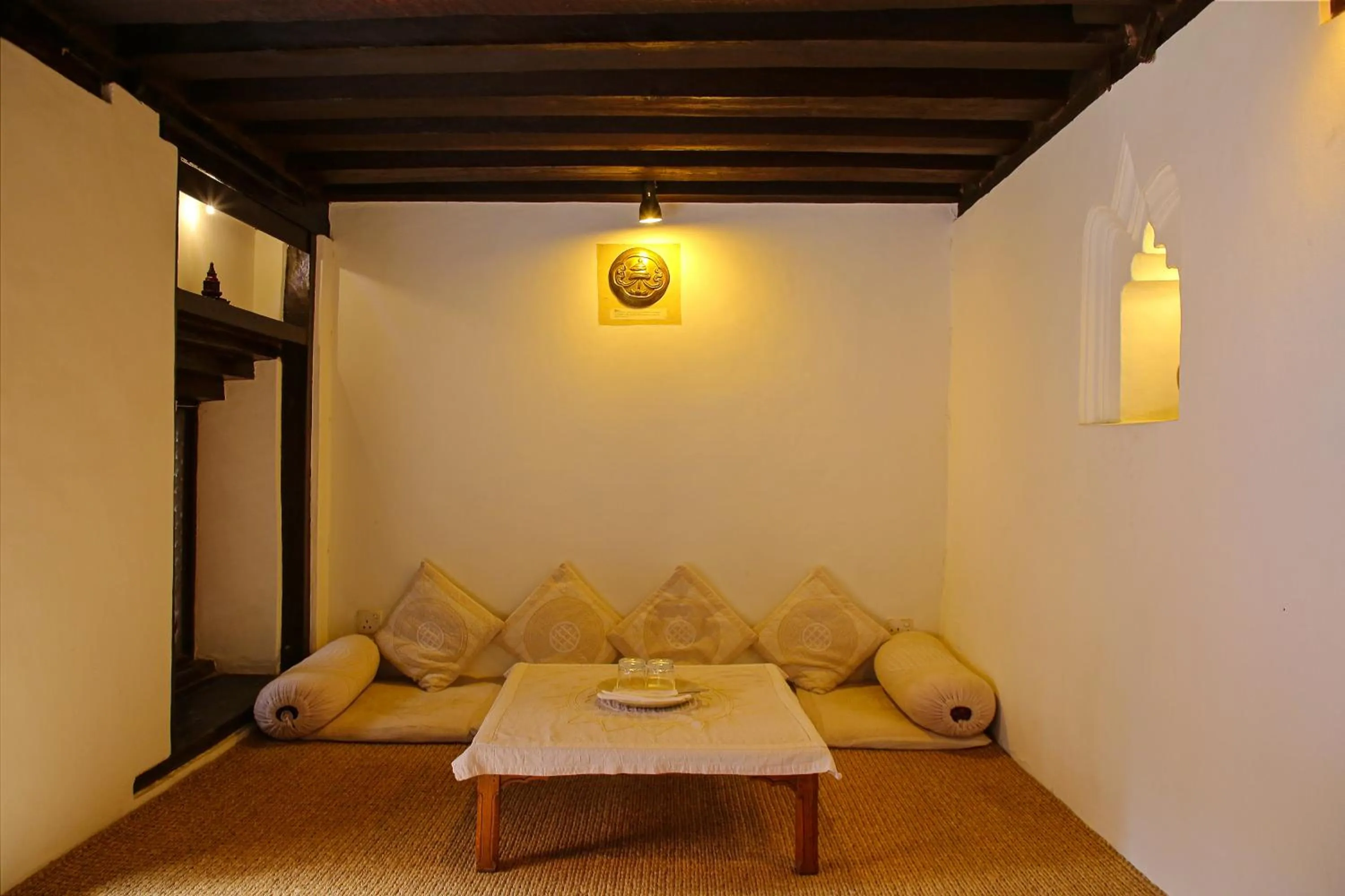 Seating area in Newa Chen Historic House UNESCO