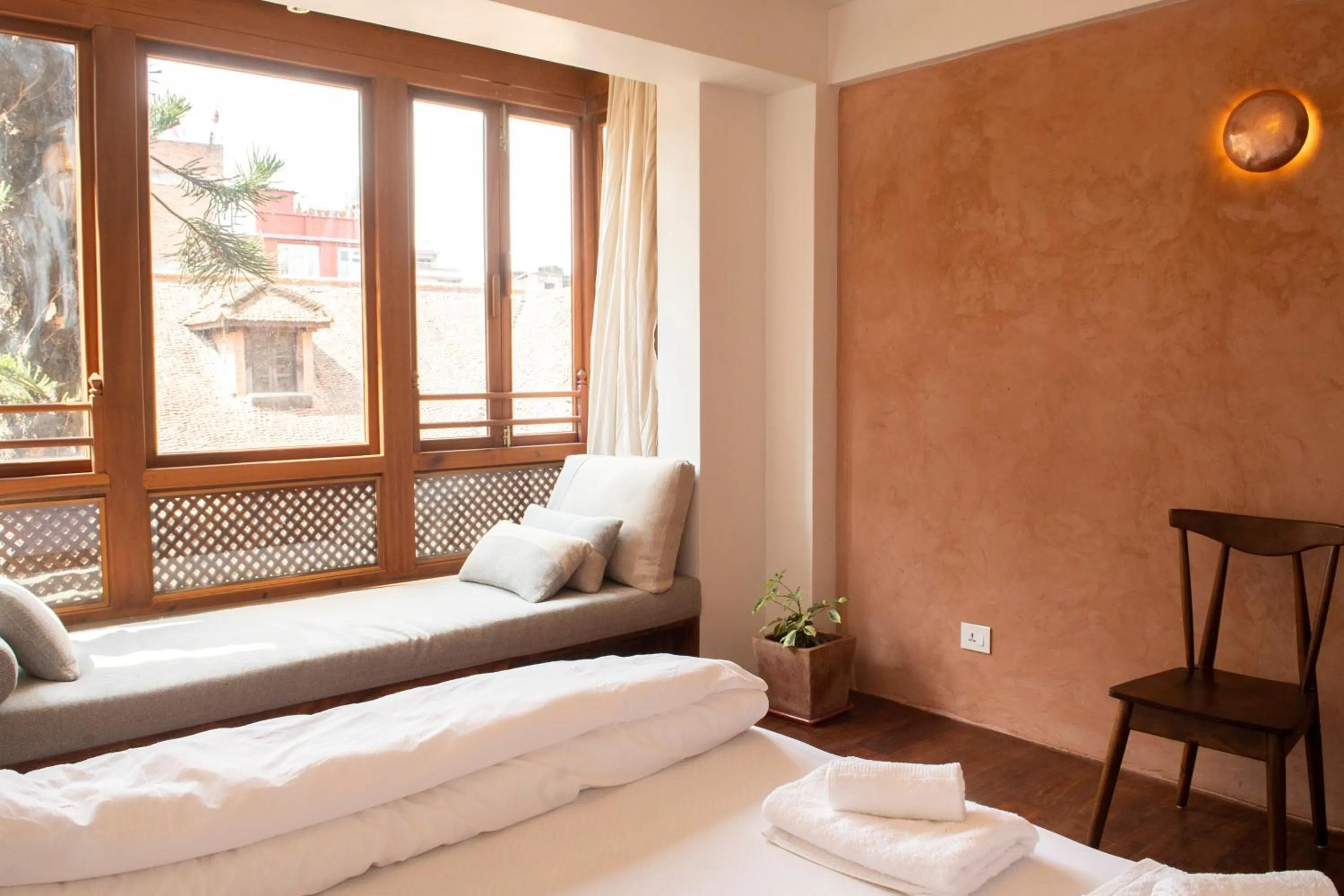 Bedroom, Bed in Newa Chen Historic House UNESCO