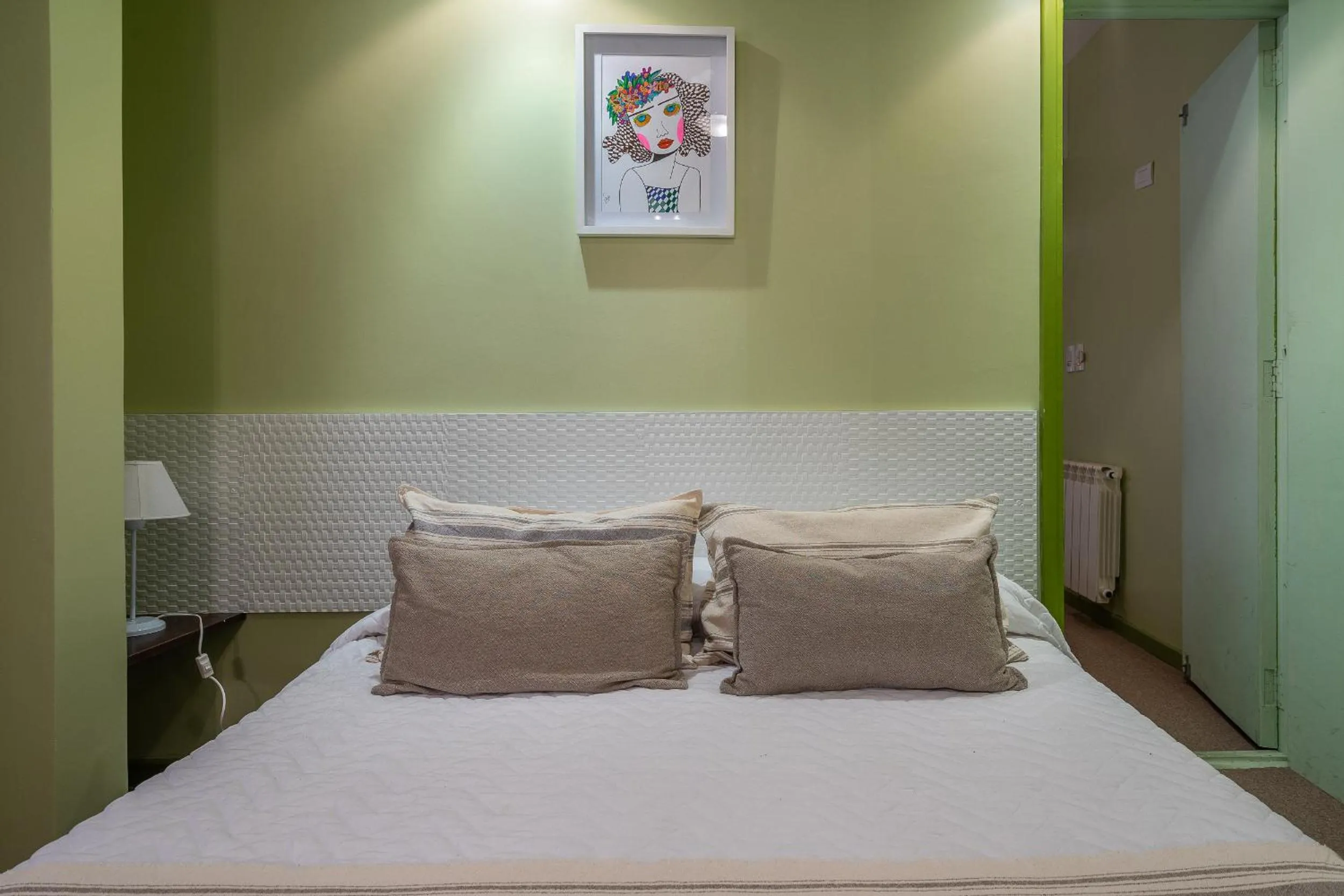 Bed in Hotel Arte del Rey