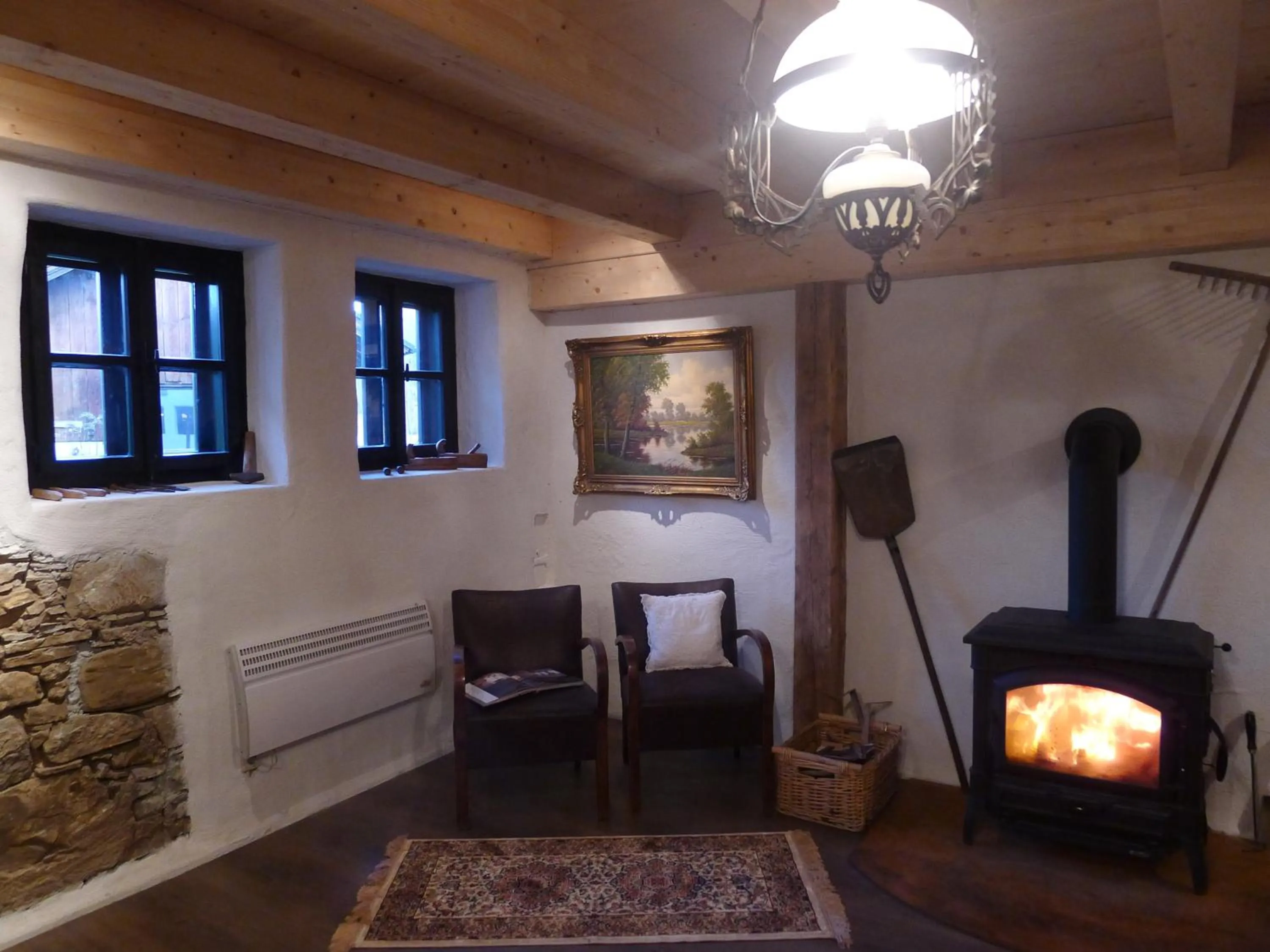 Seating area in Heuholzmühle Privatzimmer