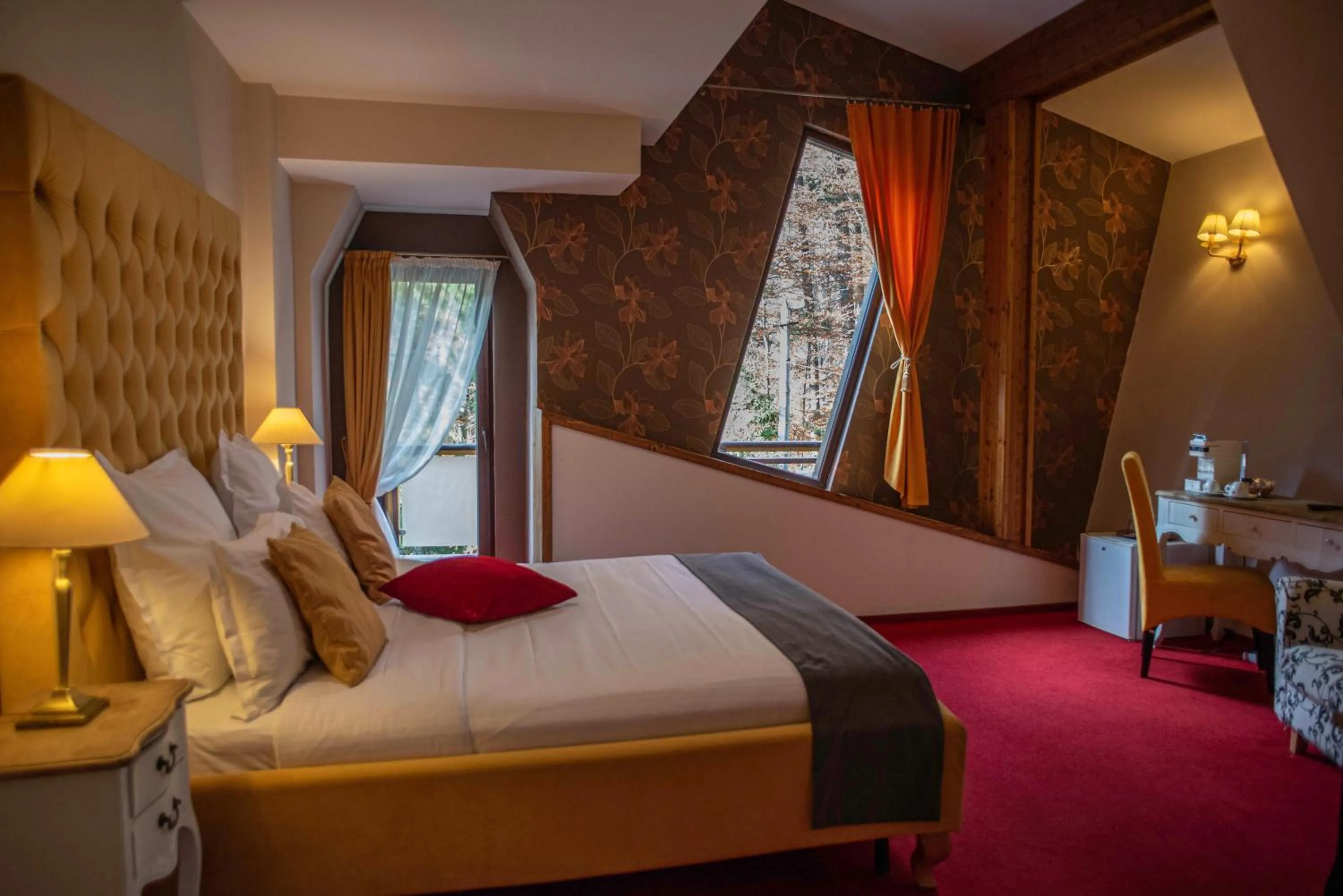Bed in Paj Hotelul Retreat & Spa