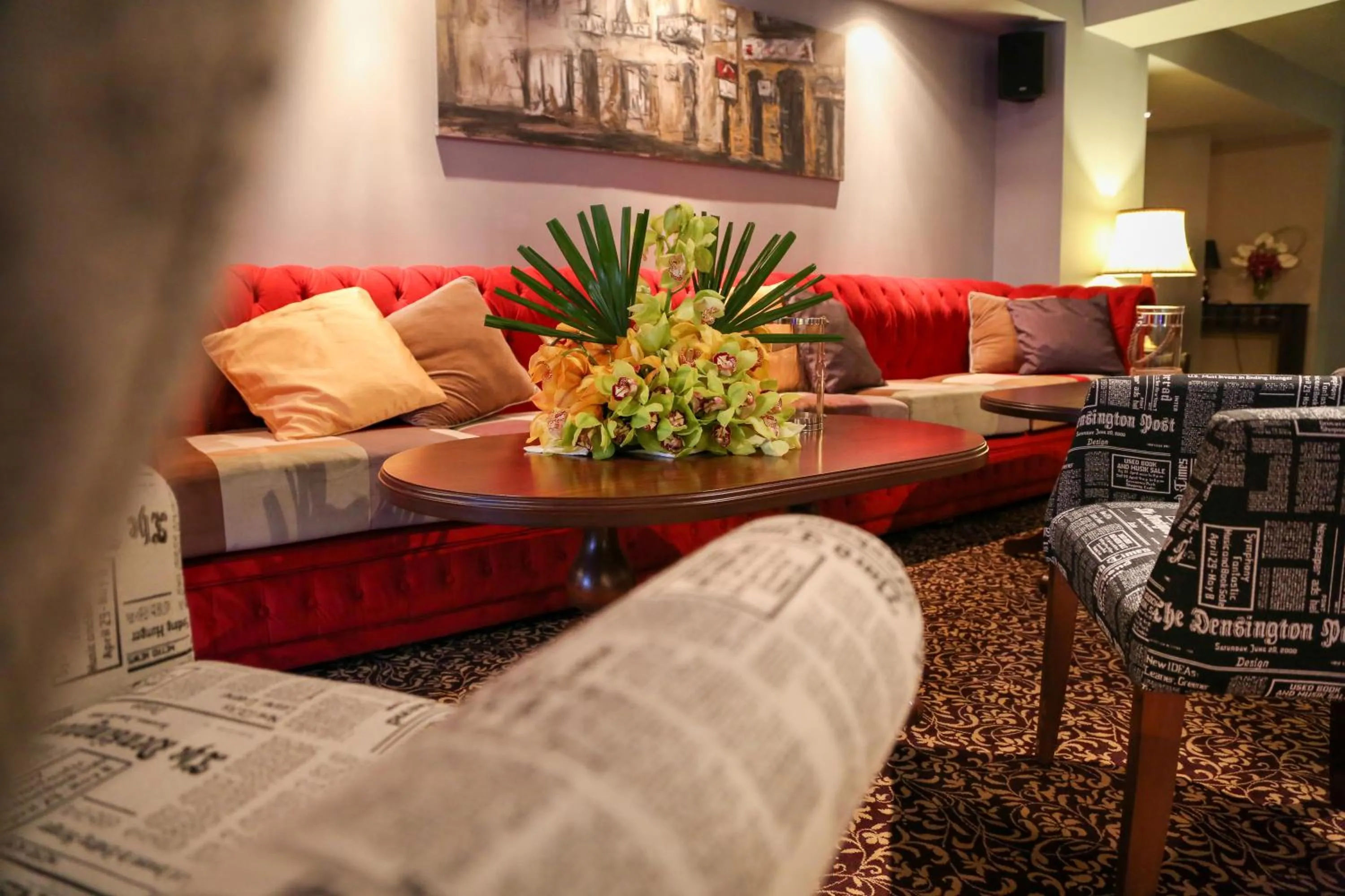 Lounge or bar in Paj Hotelul Retreat & Spa