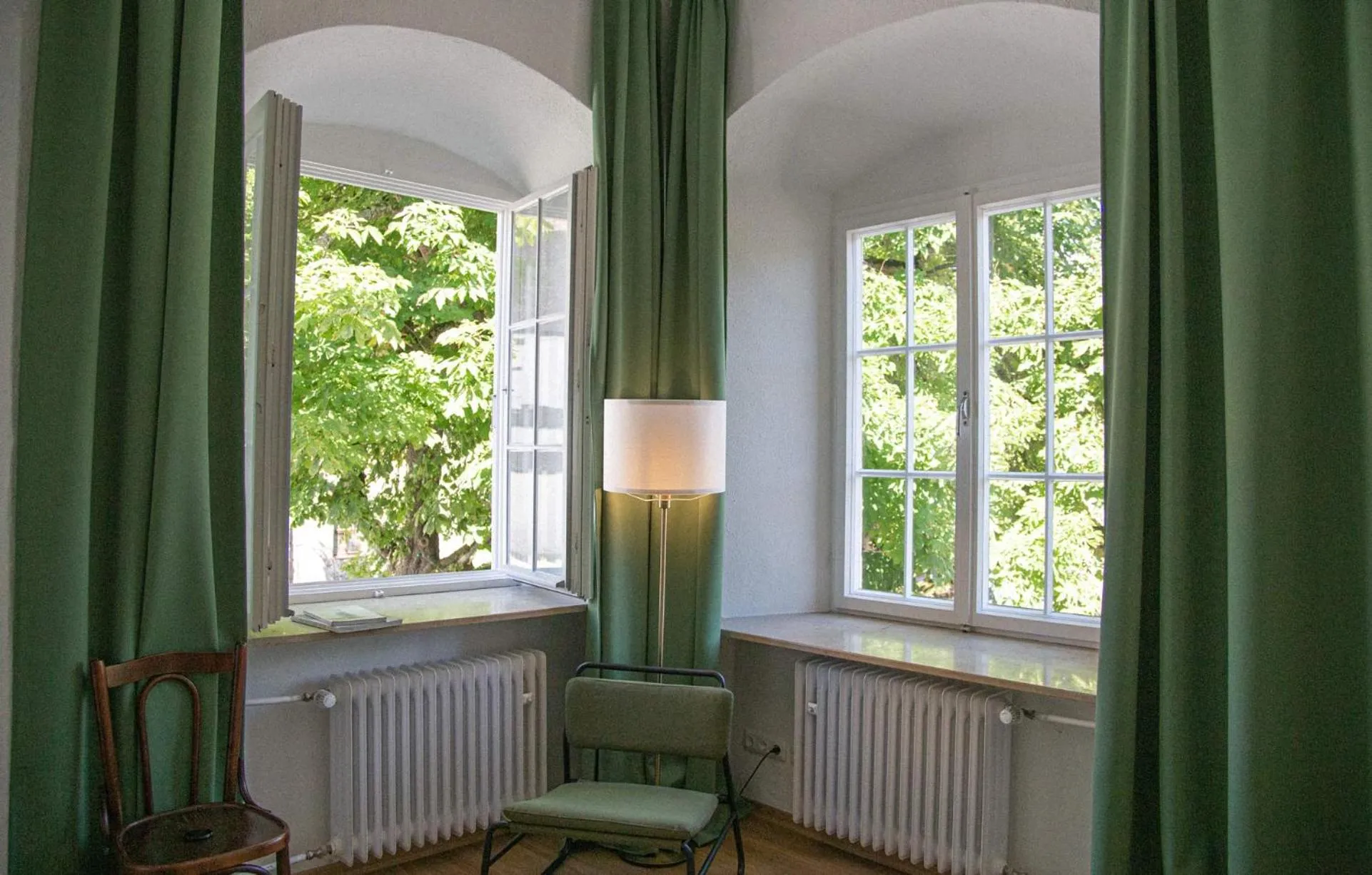 Garden view in Klosterwirt Polling