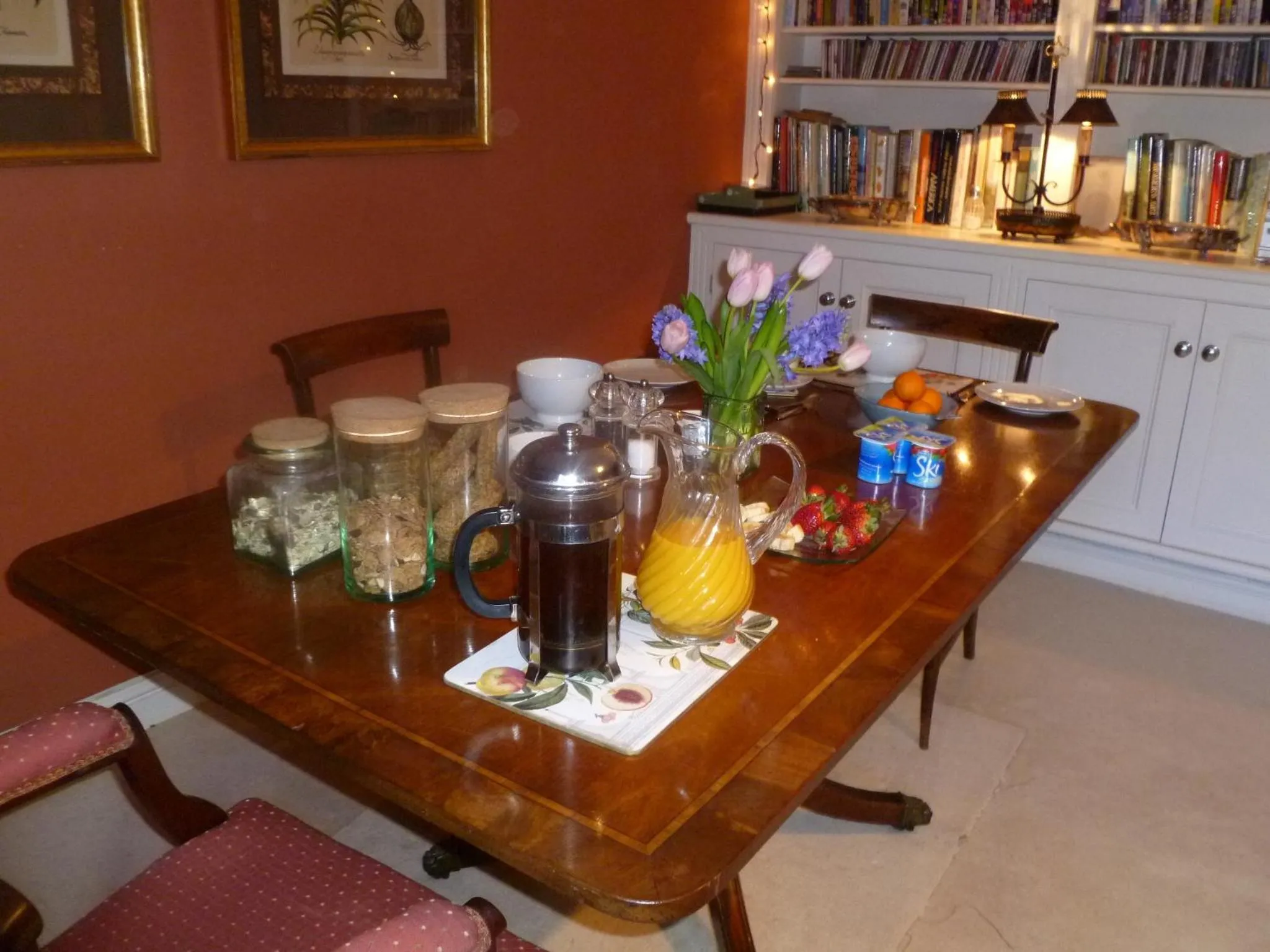 Dining area in Laurel House