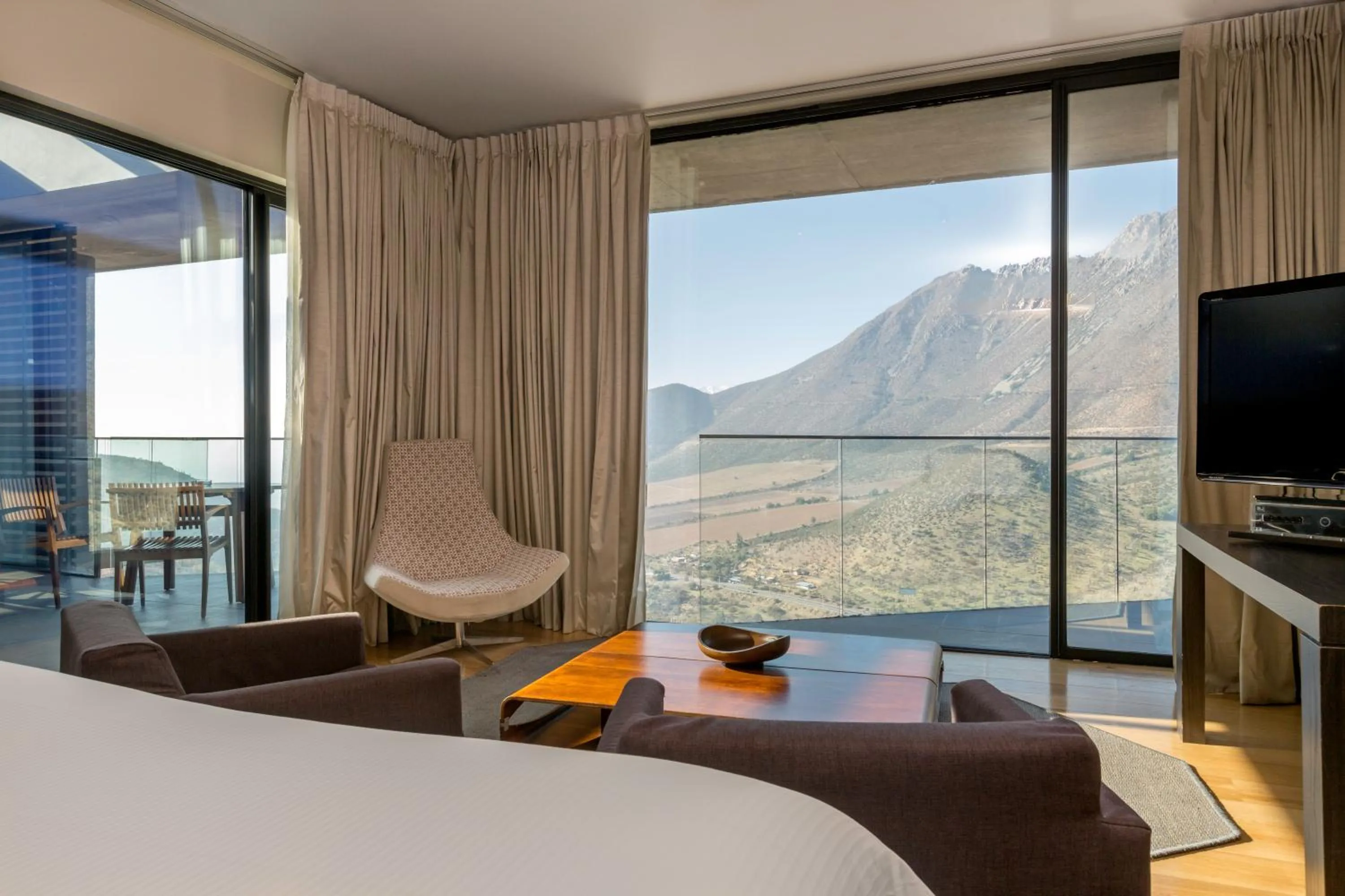 Seating area in Enjoy Santiago