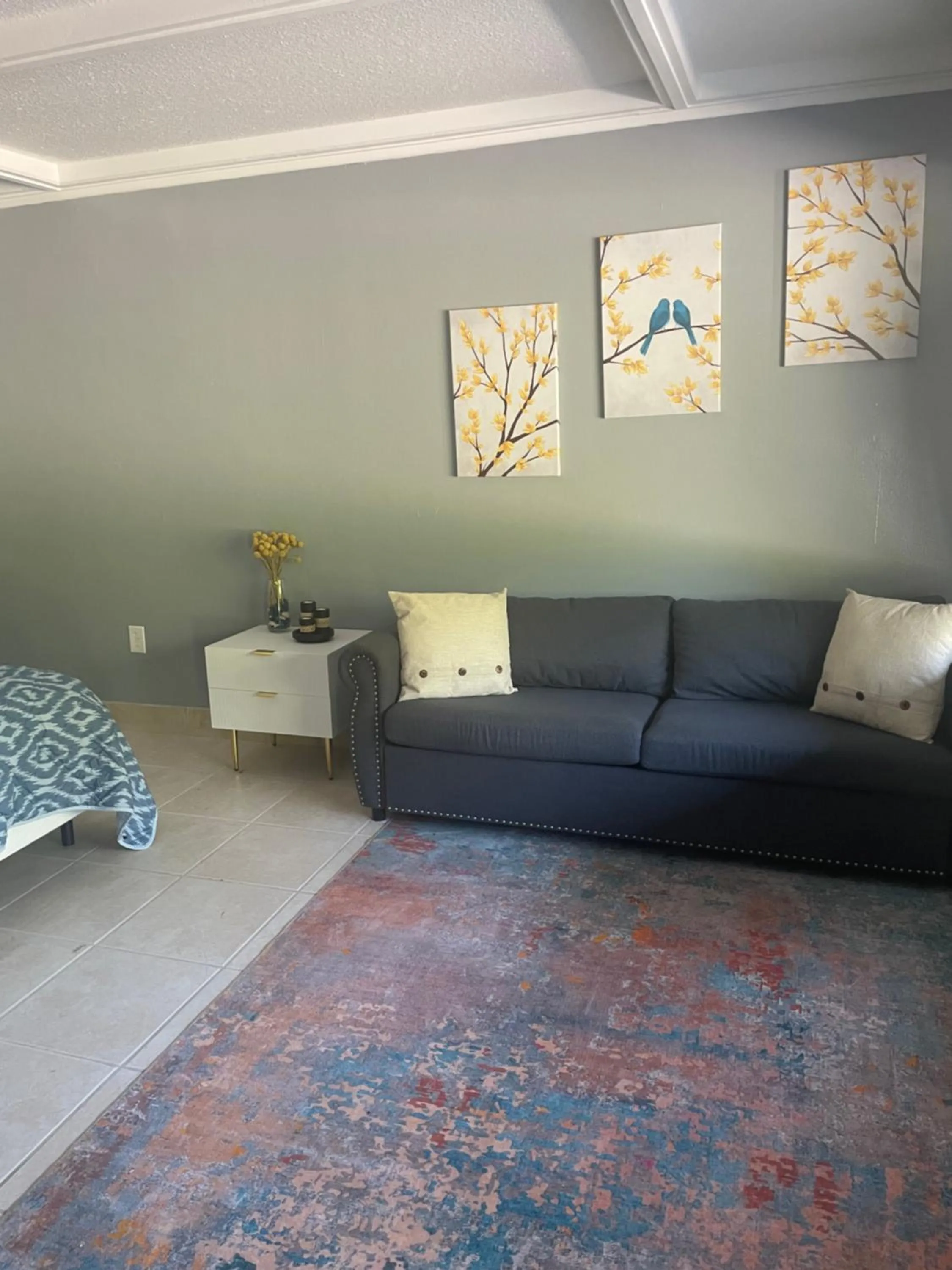 Seating area in BlueGem Motel