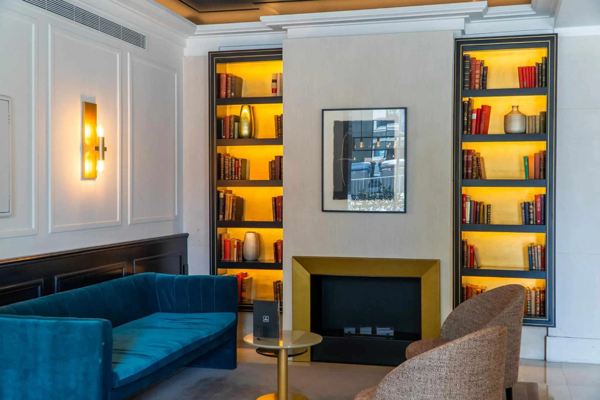 Seating area in Hotel Balmoral