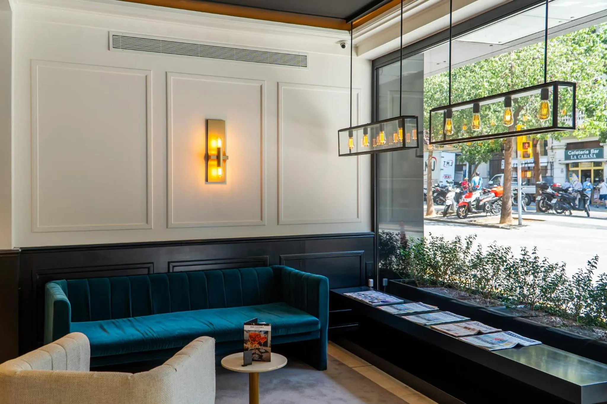 Seating area in Hotel Balmoral