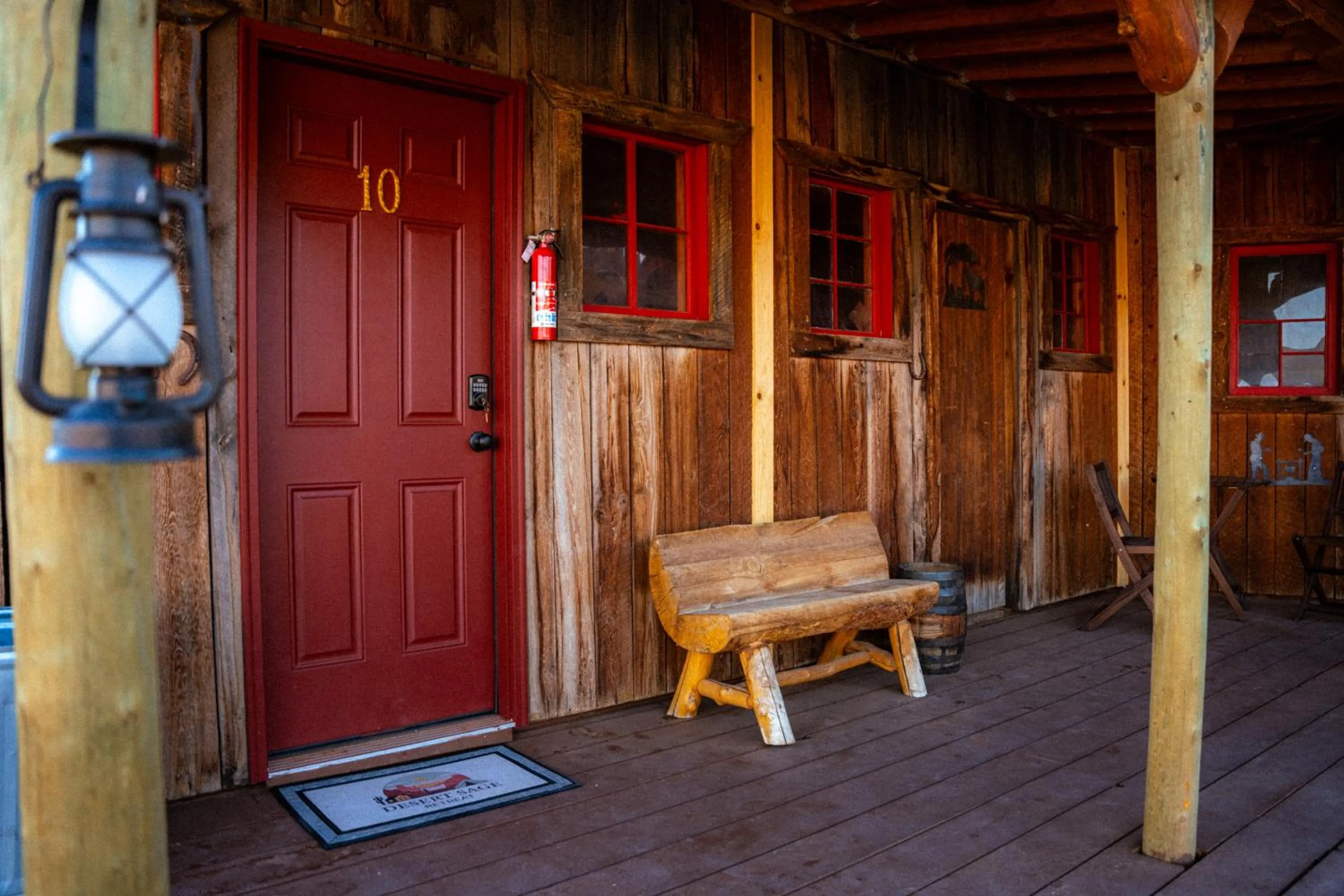 Patio in Desert Sage Retreat