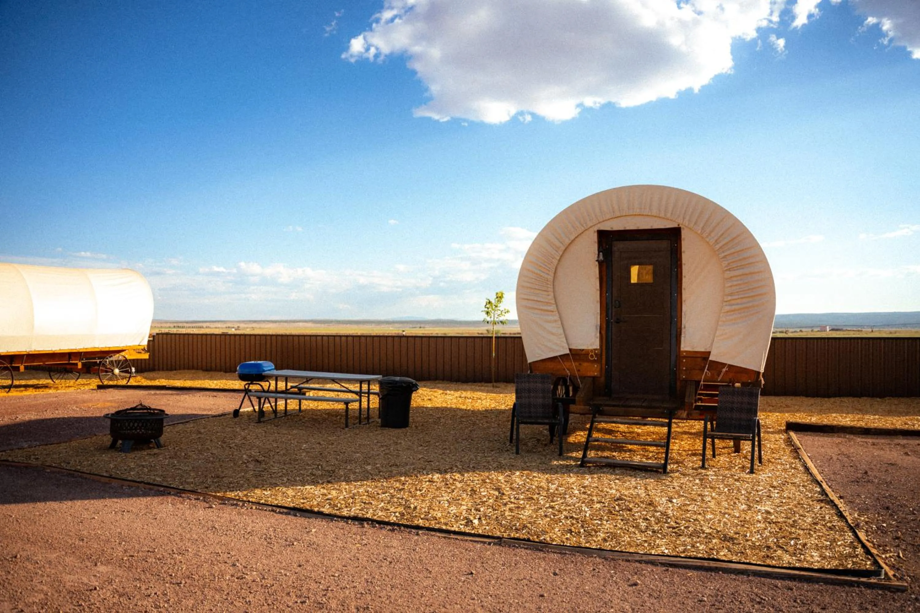 Patio in Desert Sage Retreat