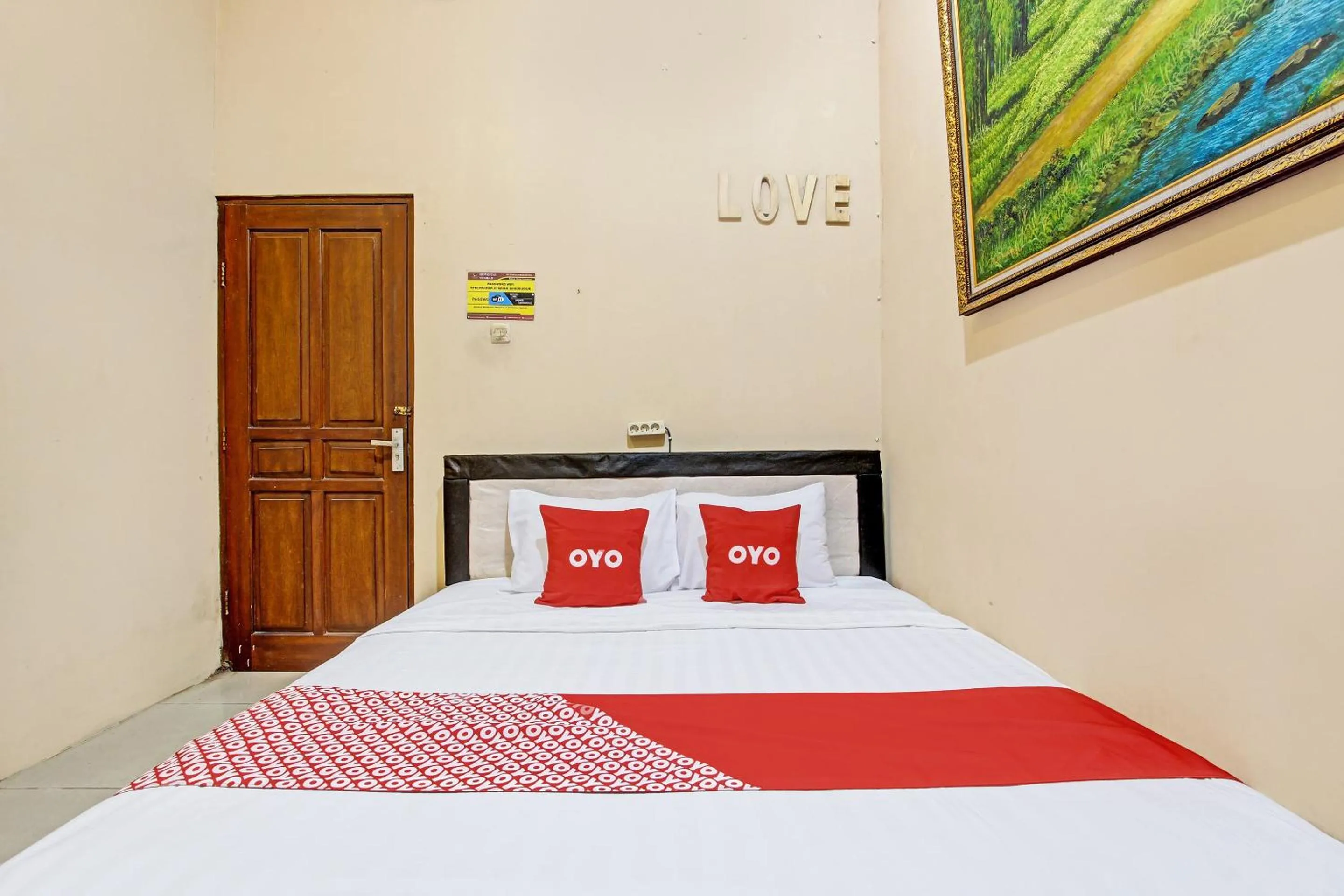 Bedroom in OYO 92851 Homestay Borobudur Specpacker Syariah