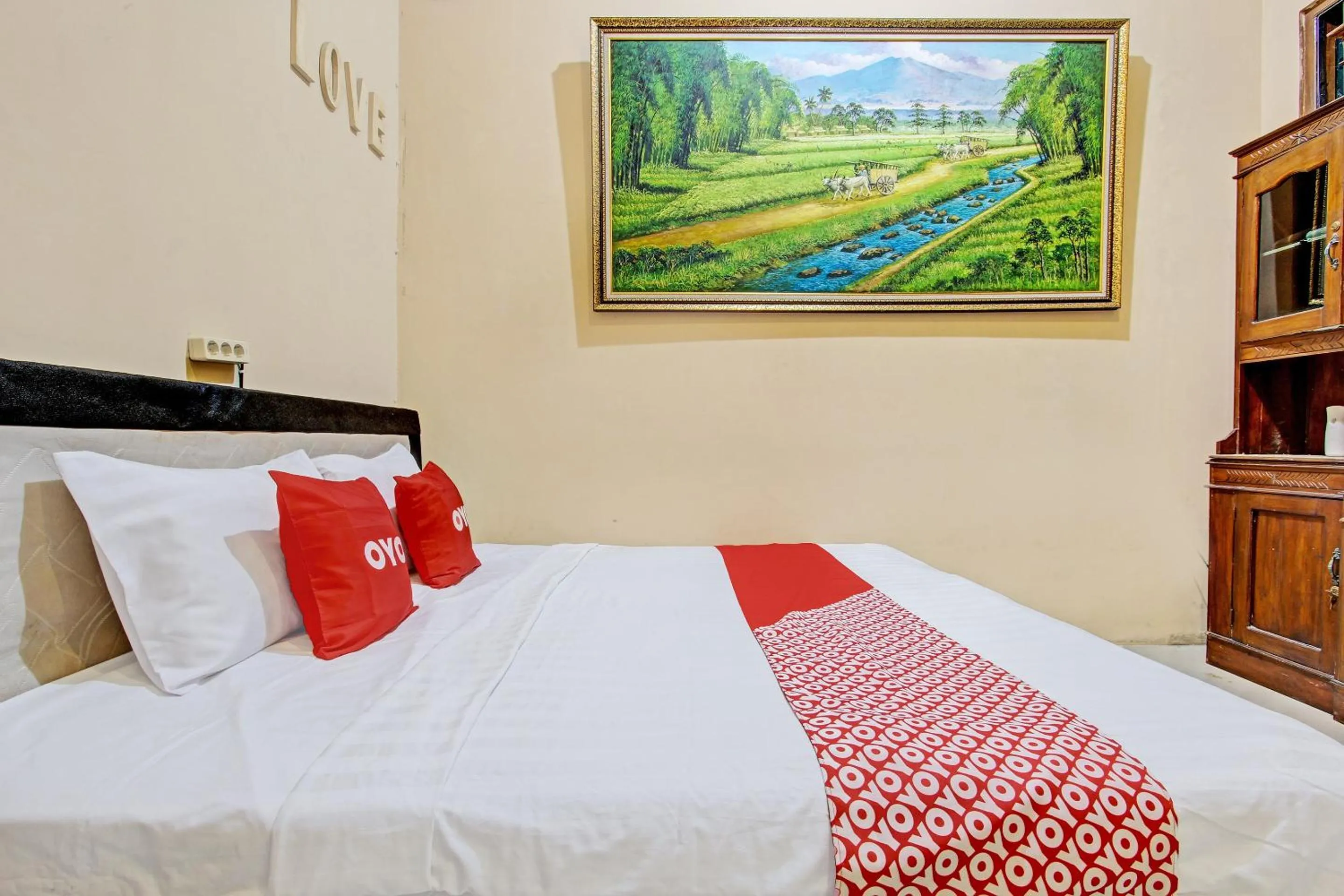 Bedroom in OYO 92851 Homestay Borobudur Specpacker Syariah