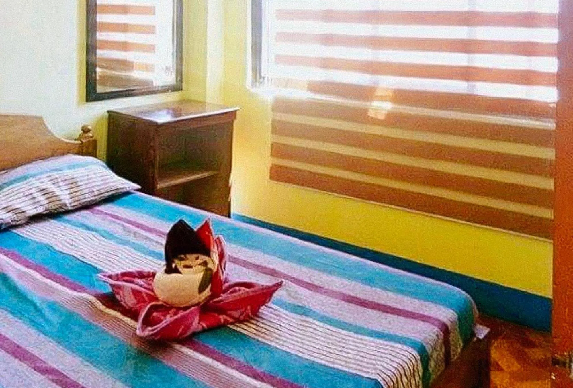Bed in Livin's Inn Tuguegarao
