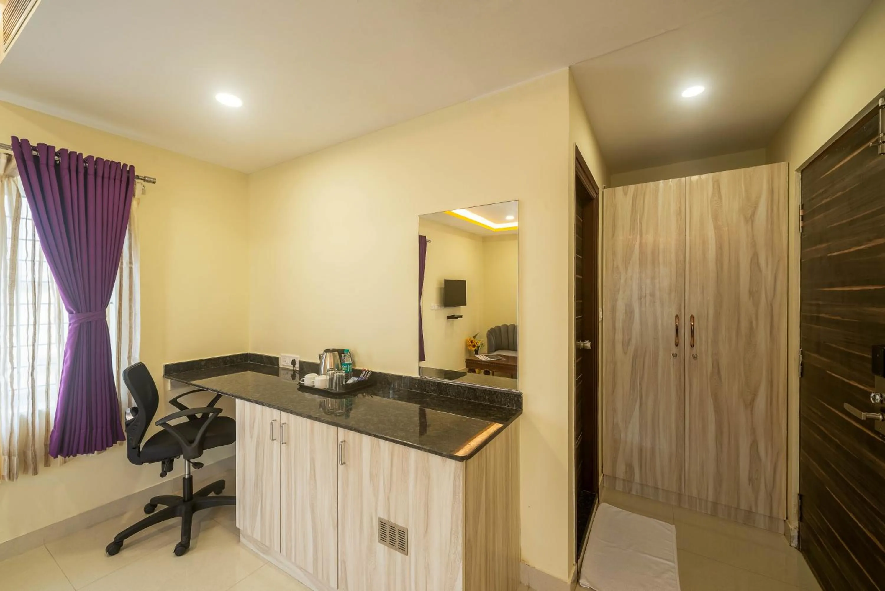 Kitchen or kitchenette in Zenith Hotels Hebbal Bangalore