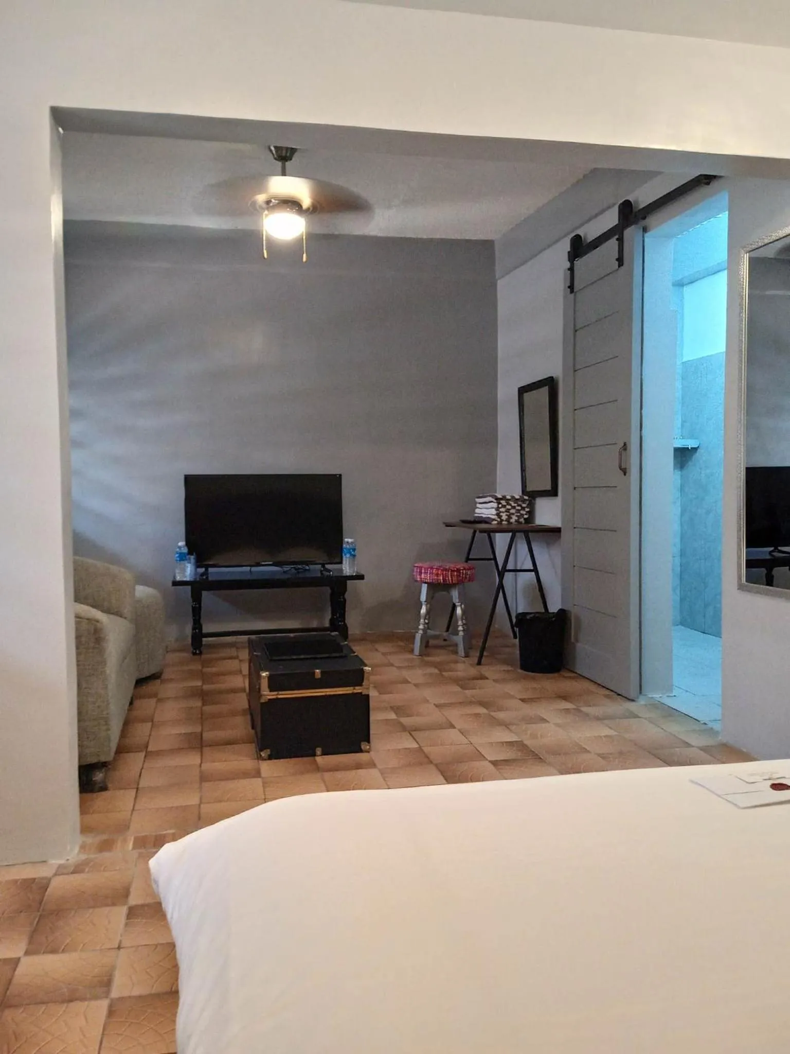 Bed in Sunbloom Beachfront Hotel and Restaurant Zambales